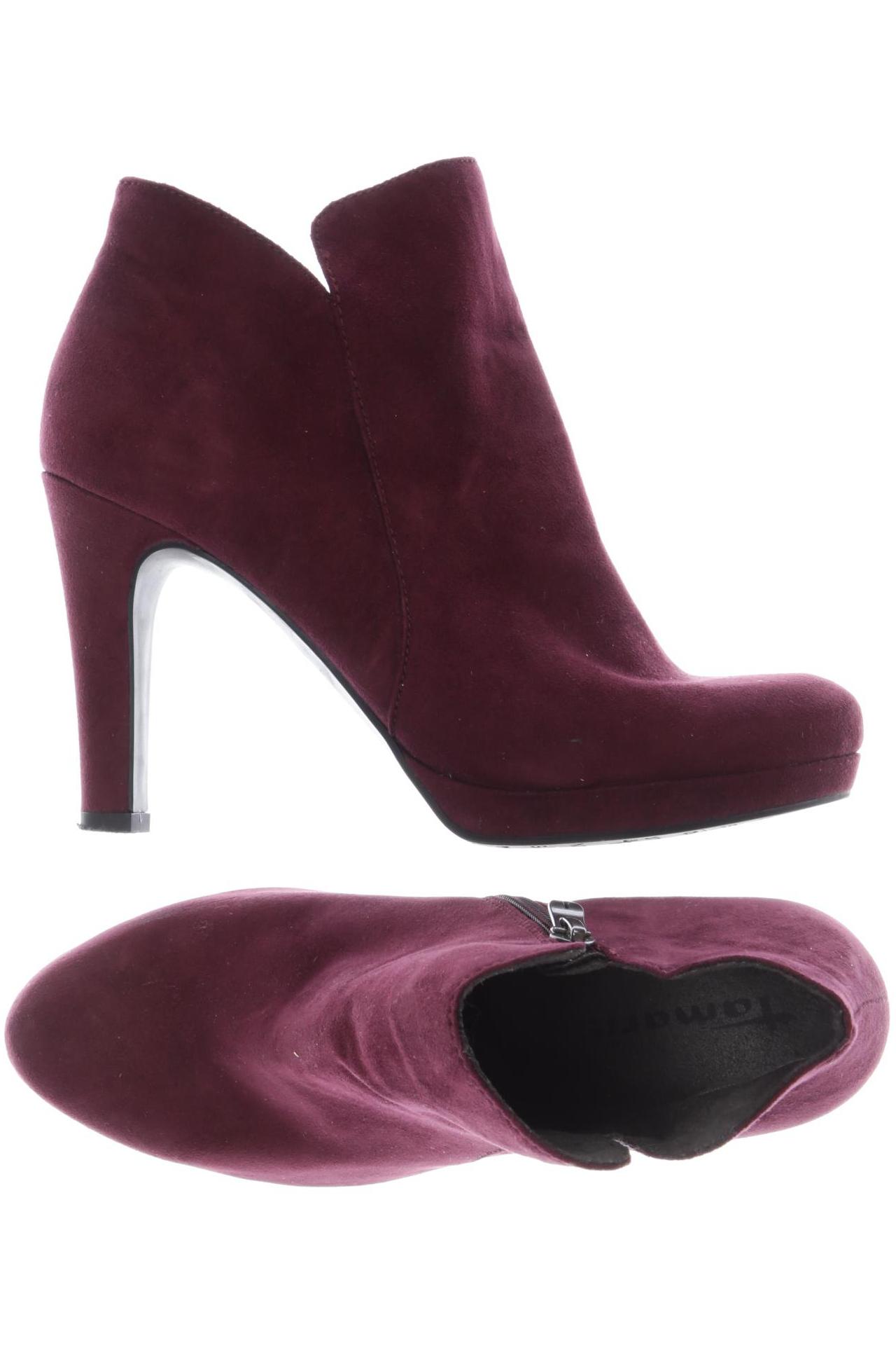 

Tamaris Damen Stiefelette, bordeaux, Gr. 37