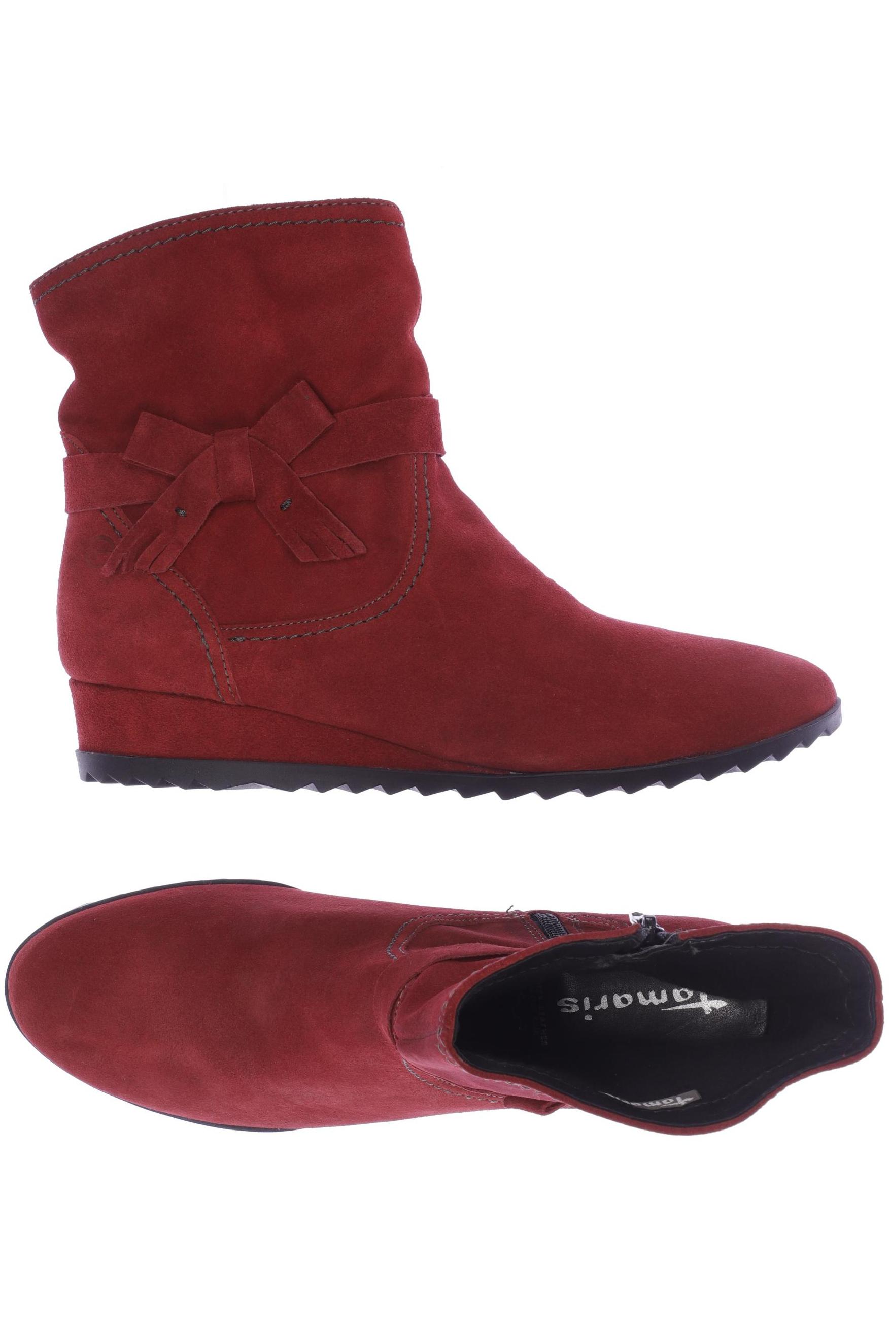 

Tamaris Damen Stiefelette, rot, Gr. 42