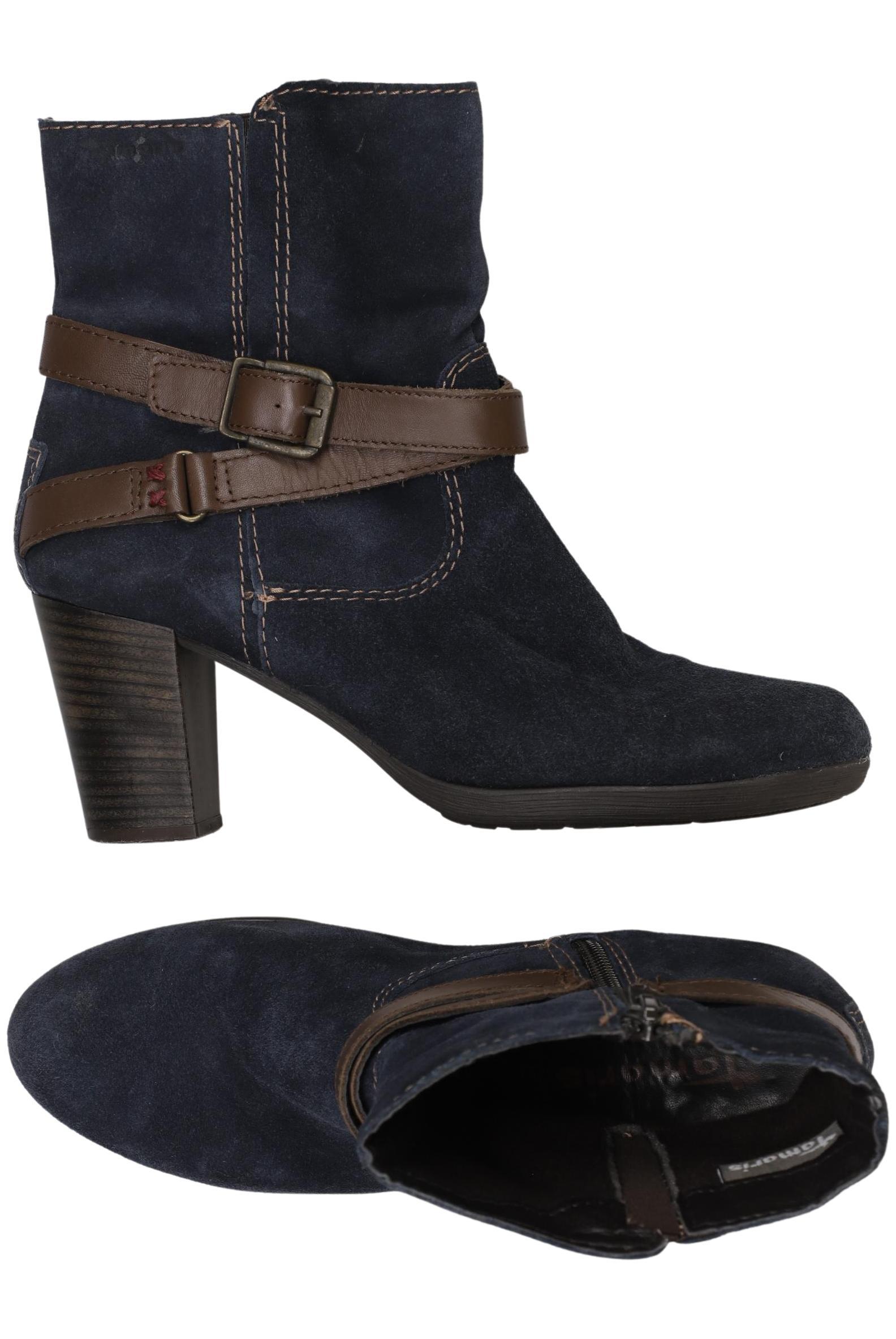 

Tamaris Damen Stiefelette, marineblau, Gr. 38
