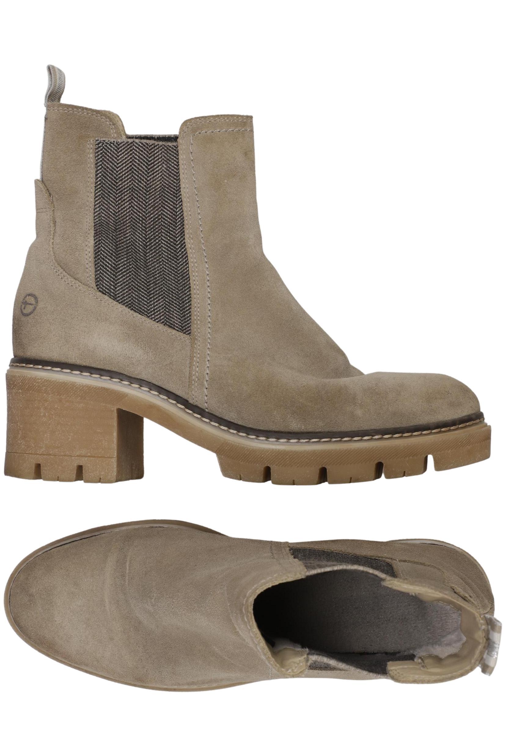 

Tamaris Damen Stiefelette, beige, Gr. 39