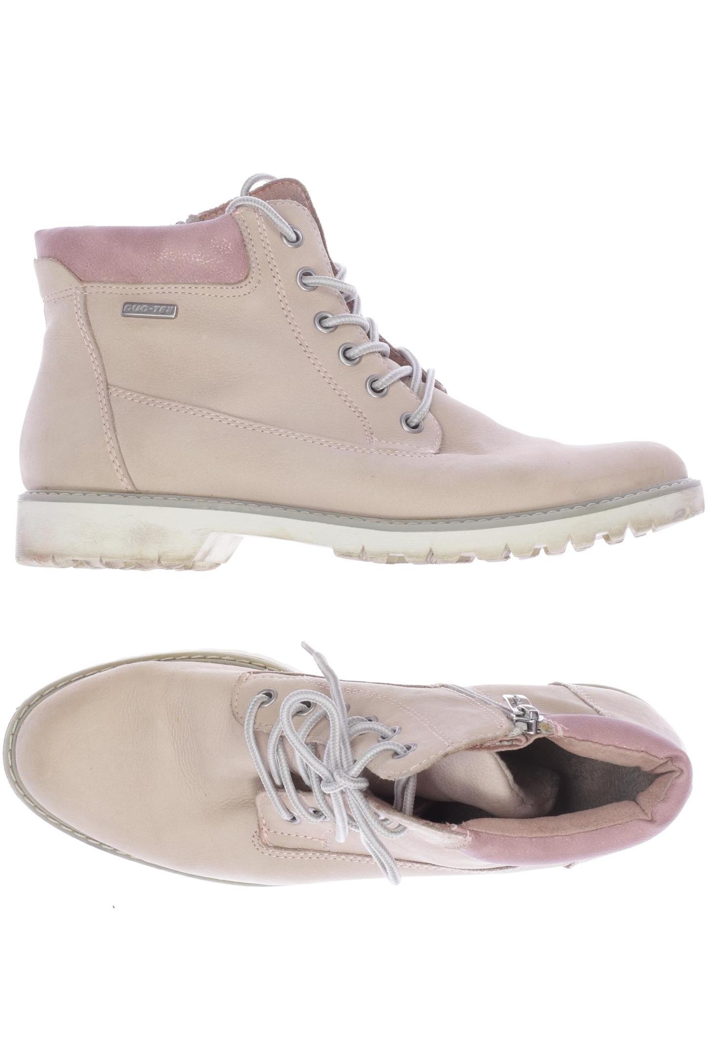 

Tamaris Damen Stiefelette, cremeweiß