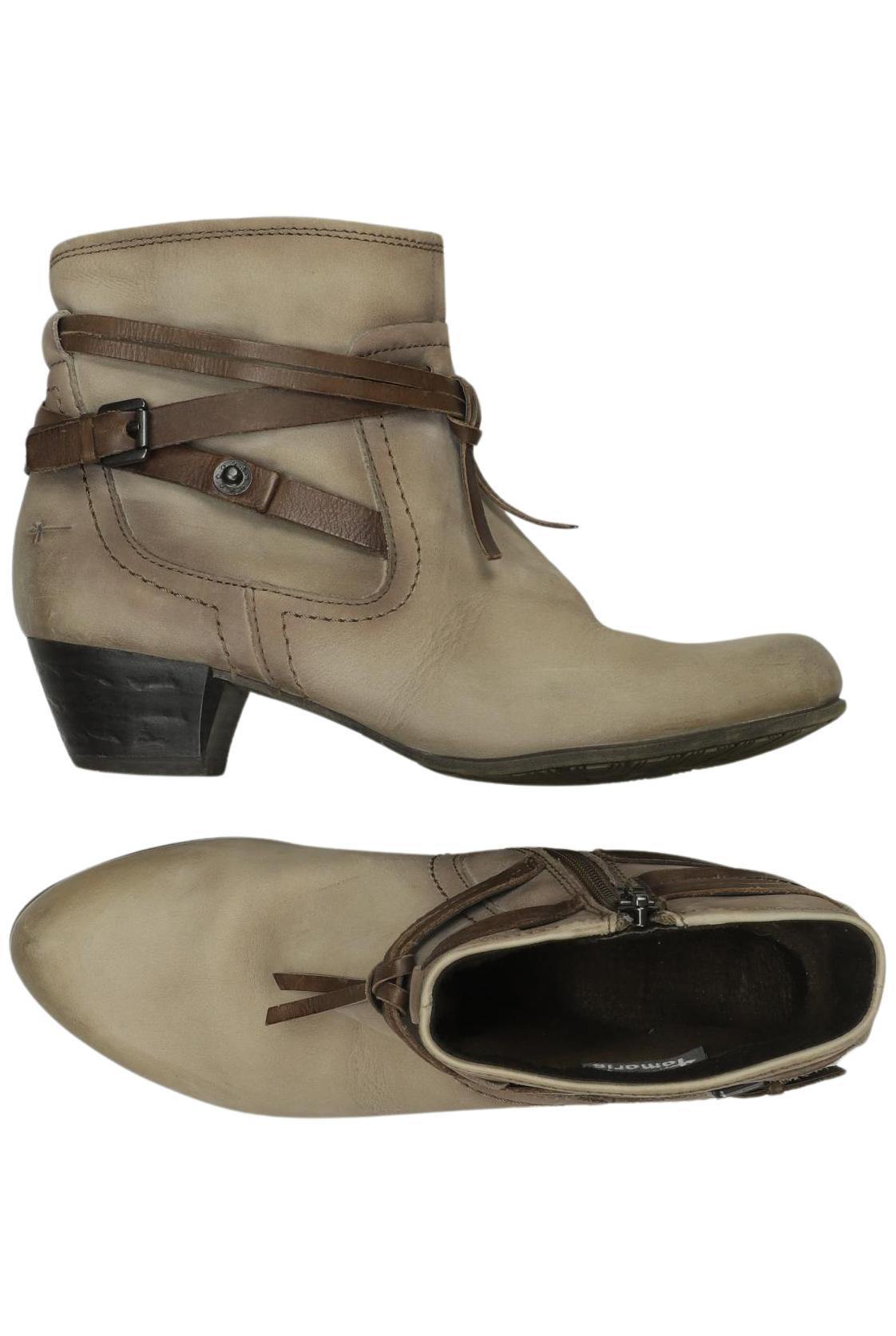 

Tamaris Damen Stiefelette, beige, Gr. 38
