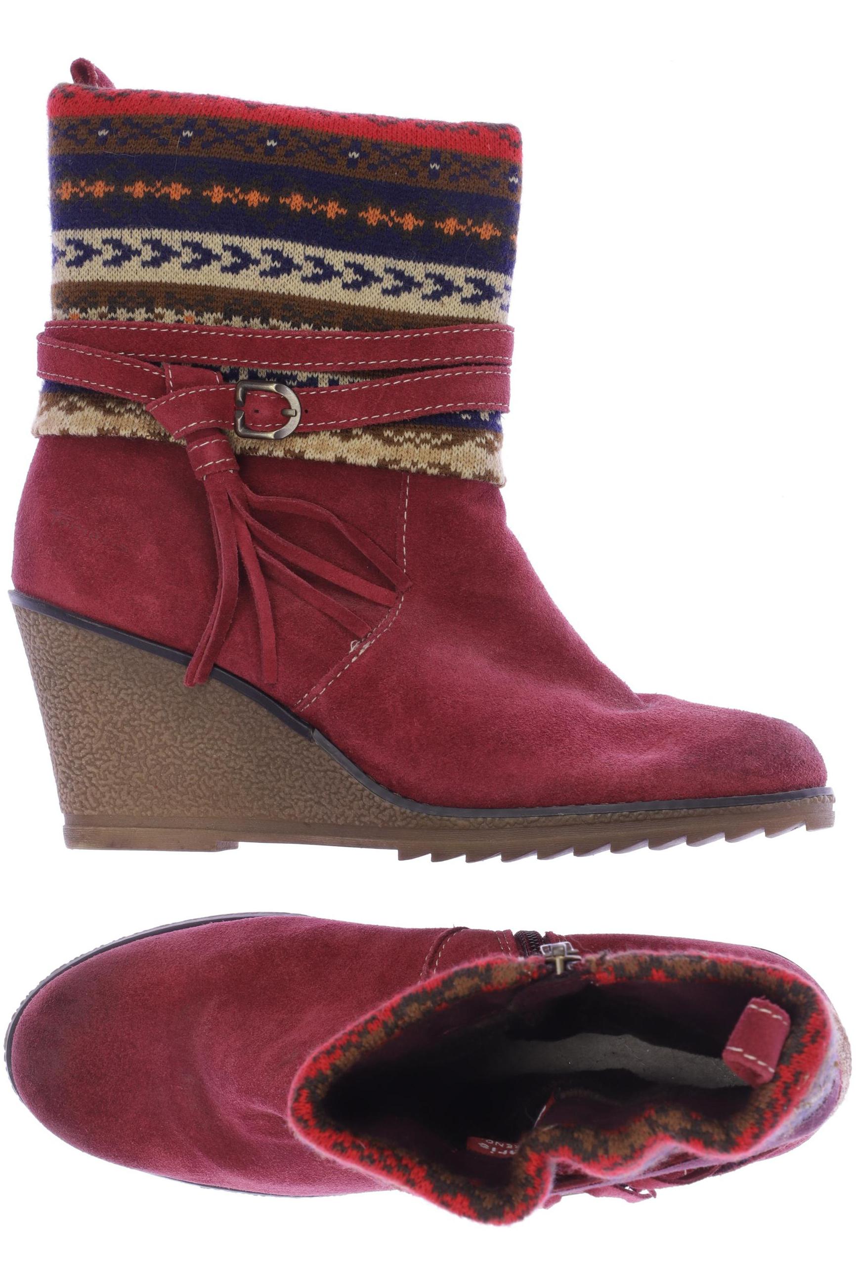 

Tamaris Damen Stiefelette, rot, Gr. 41