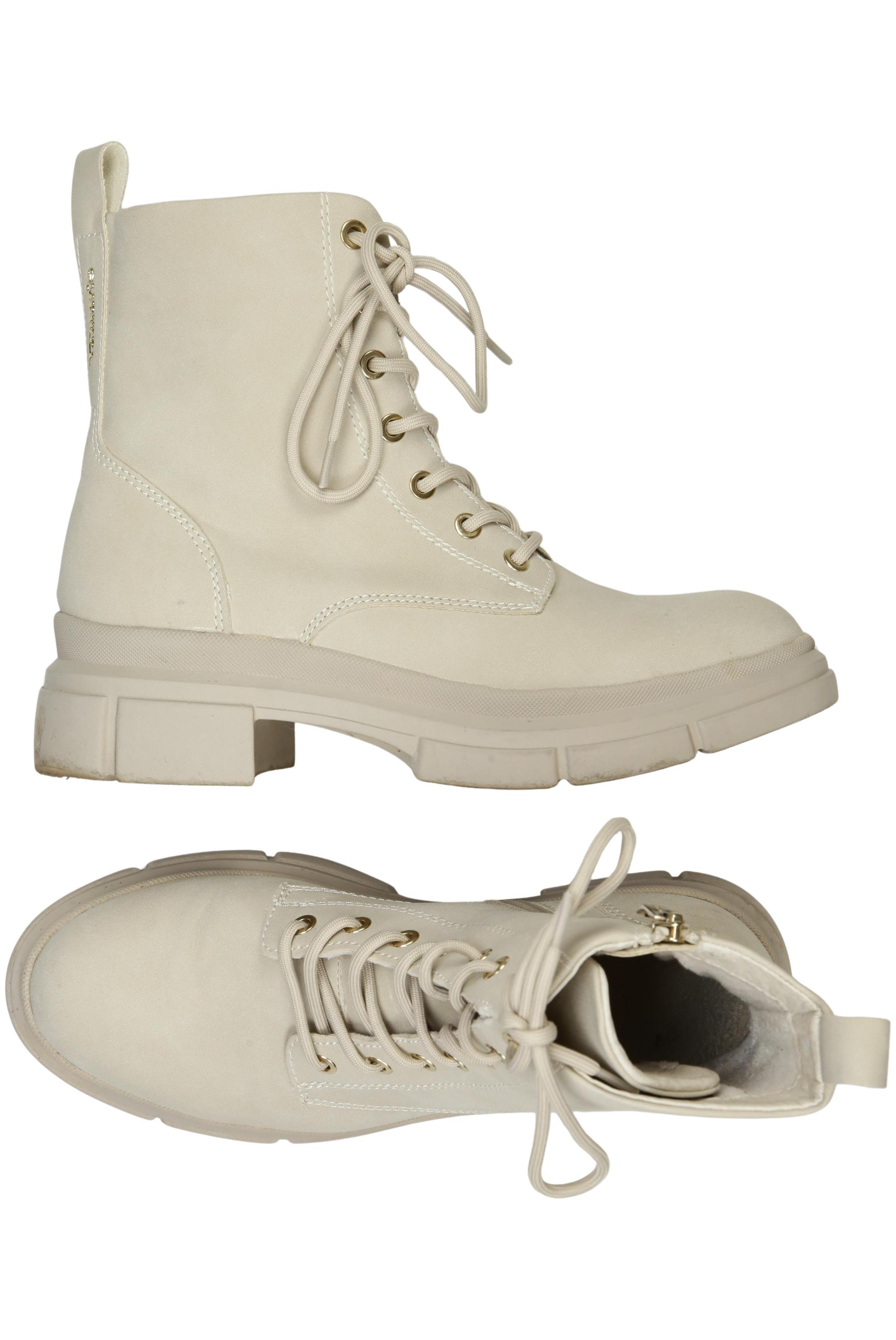 

Tamaris Damen Stiefelette, cremeweiß, Gr. 38