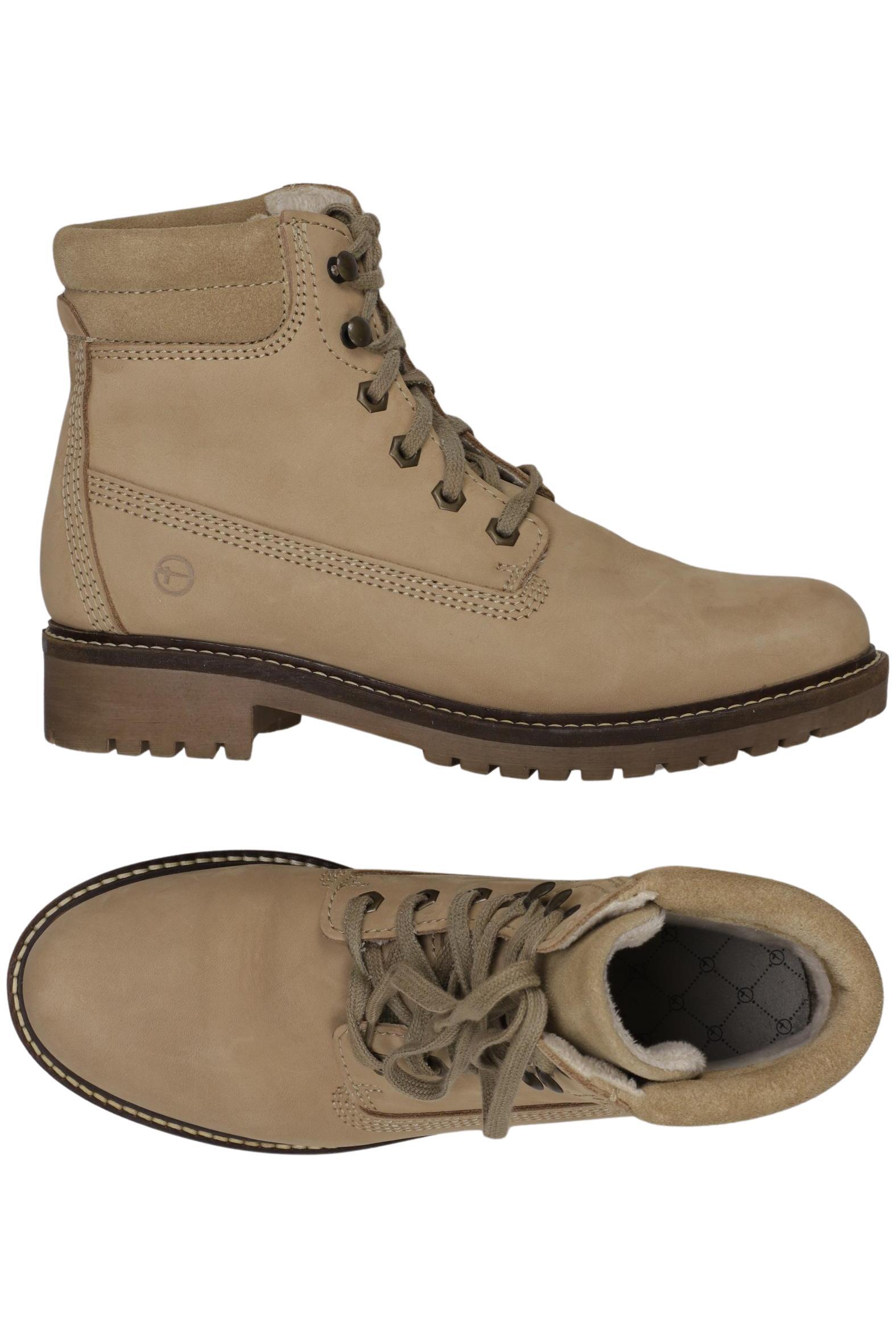 

Tamaris Damen Stiefelette, beige, Gr. 38