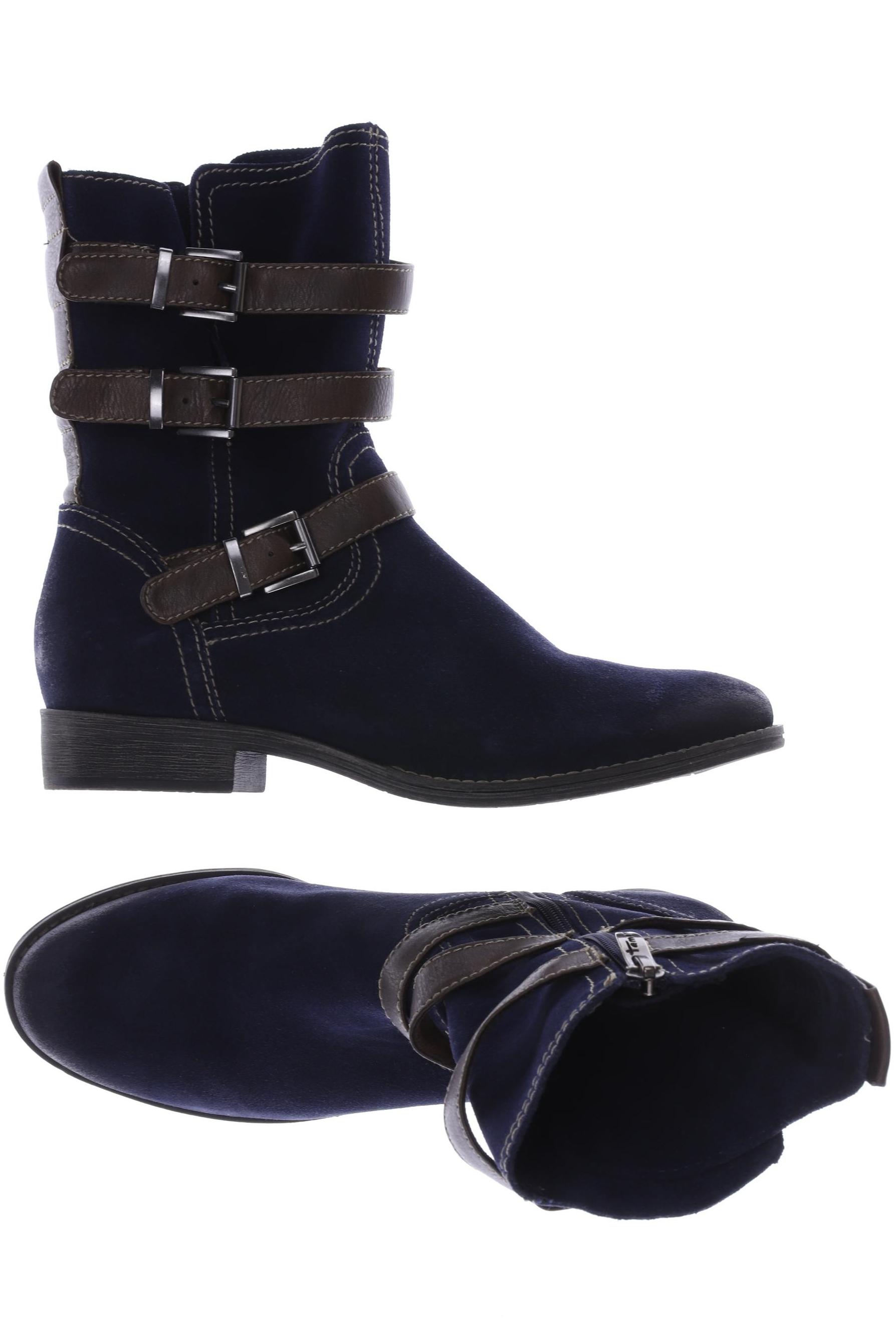 

Tamaris Damen Stiefelette, marineblau, Gr. 38