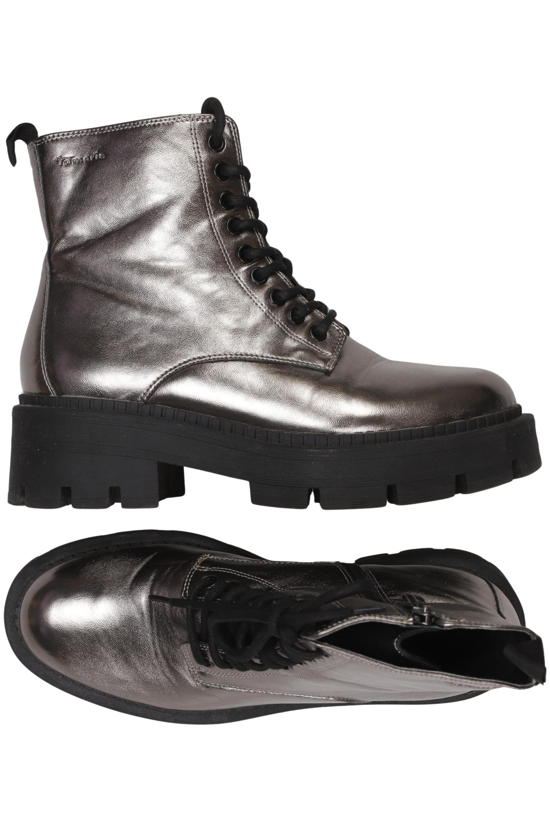 

Tamaris Damen Stiefelette, silber, Gr. 39
