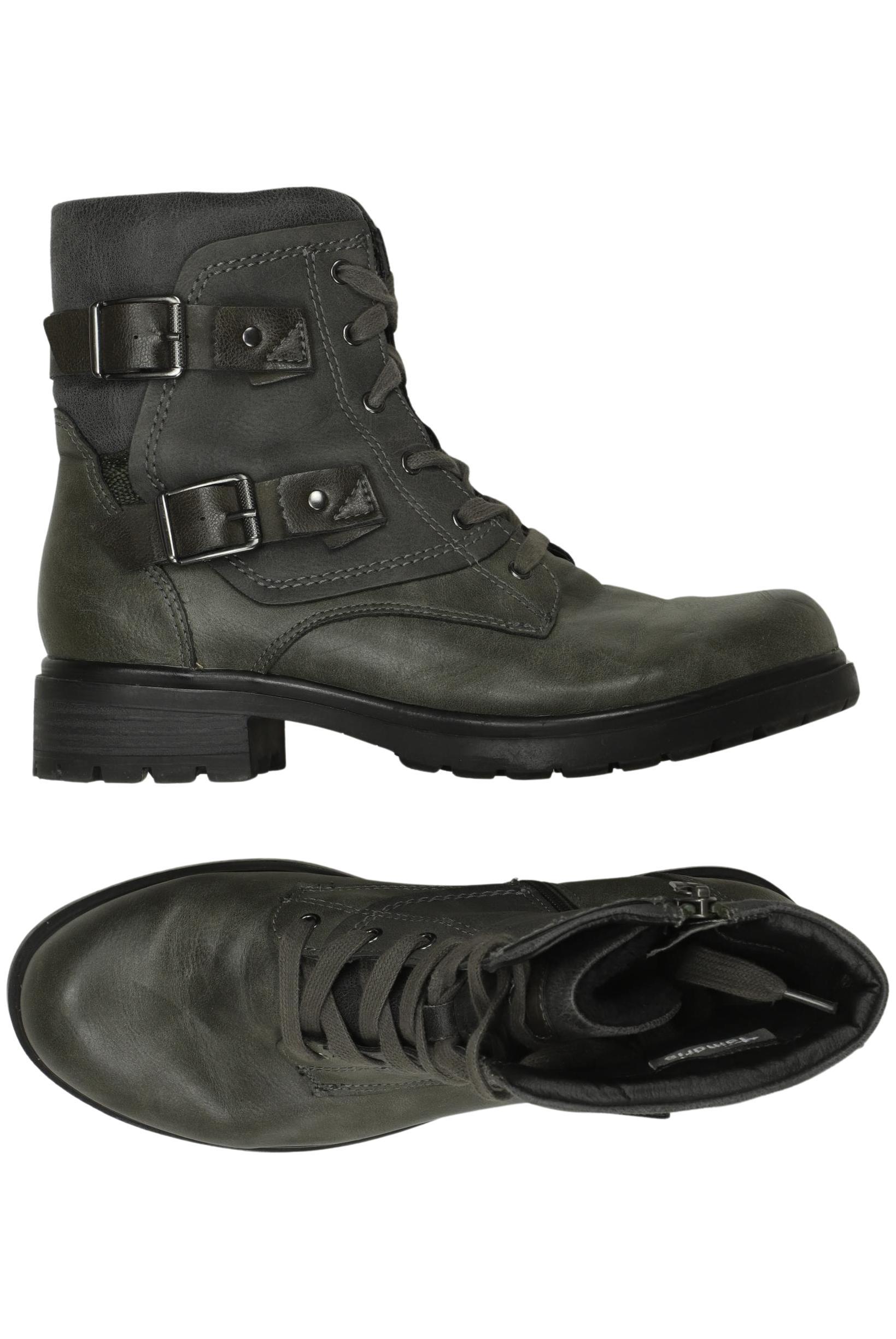 

Tamaris Damen Stiefelette, grün, Gr. 38
