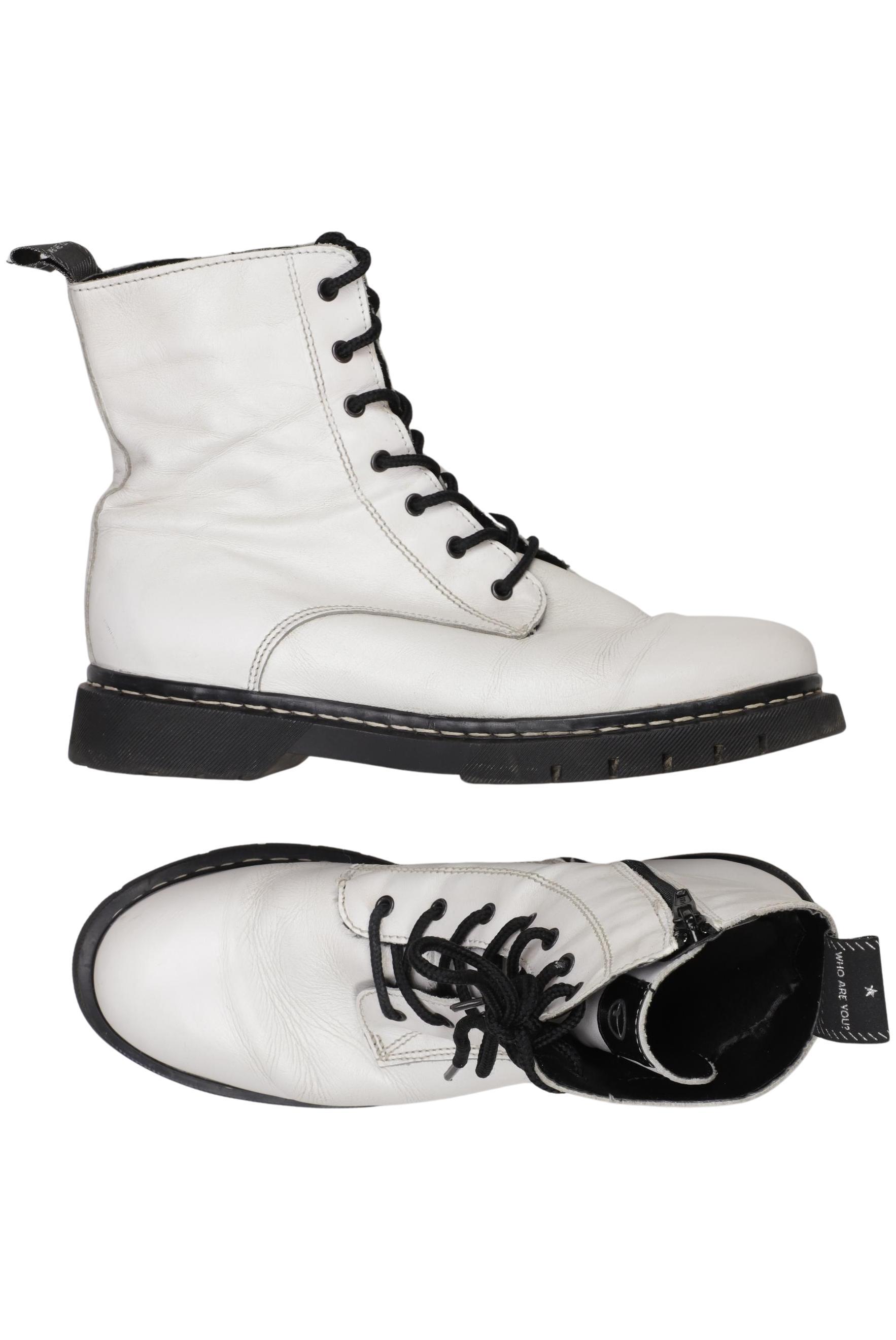 

Tamaris Damen Stiefelette, weiß, Gr. 41