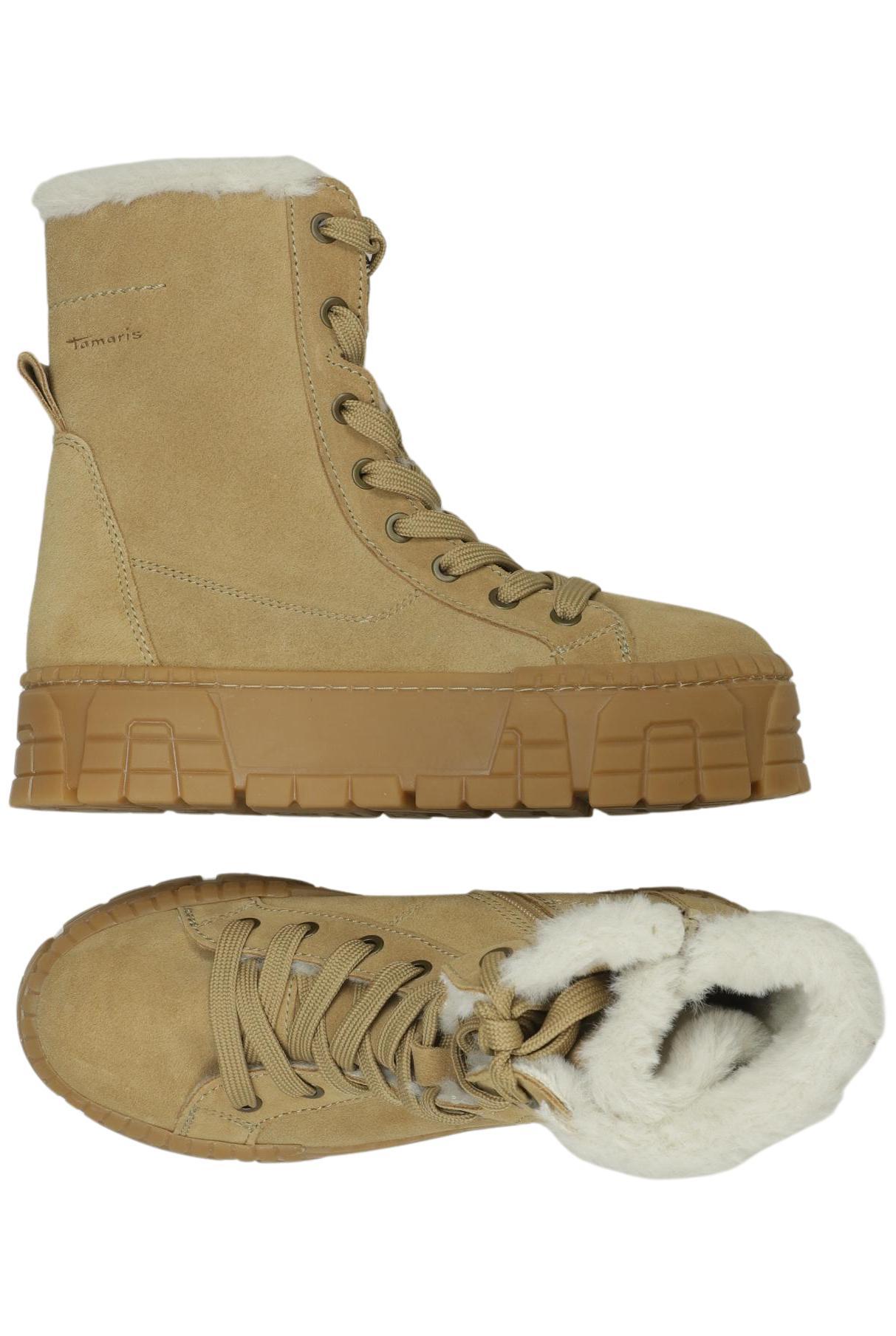 

Tamaris Damen Stiefelette, beige, Gr. 36