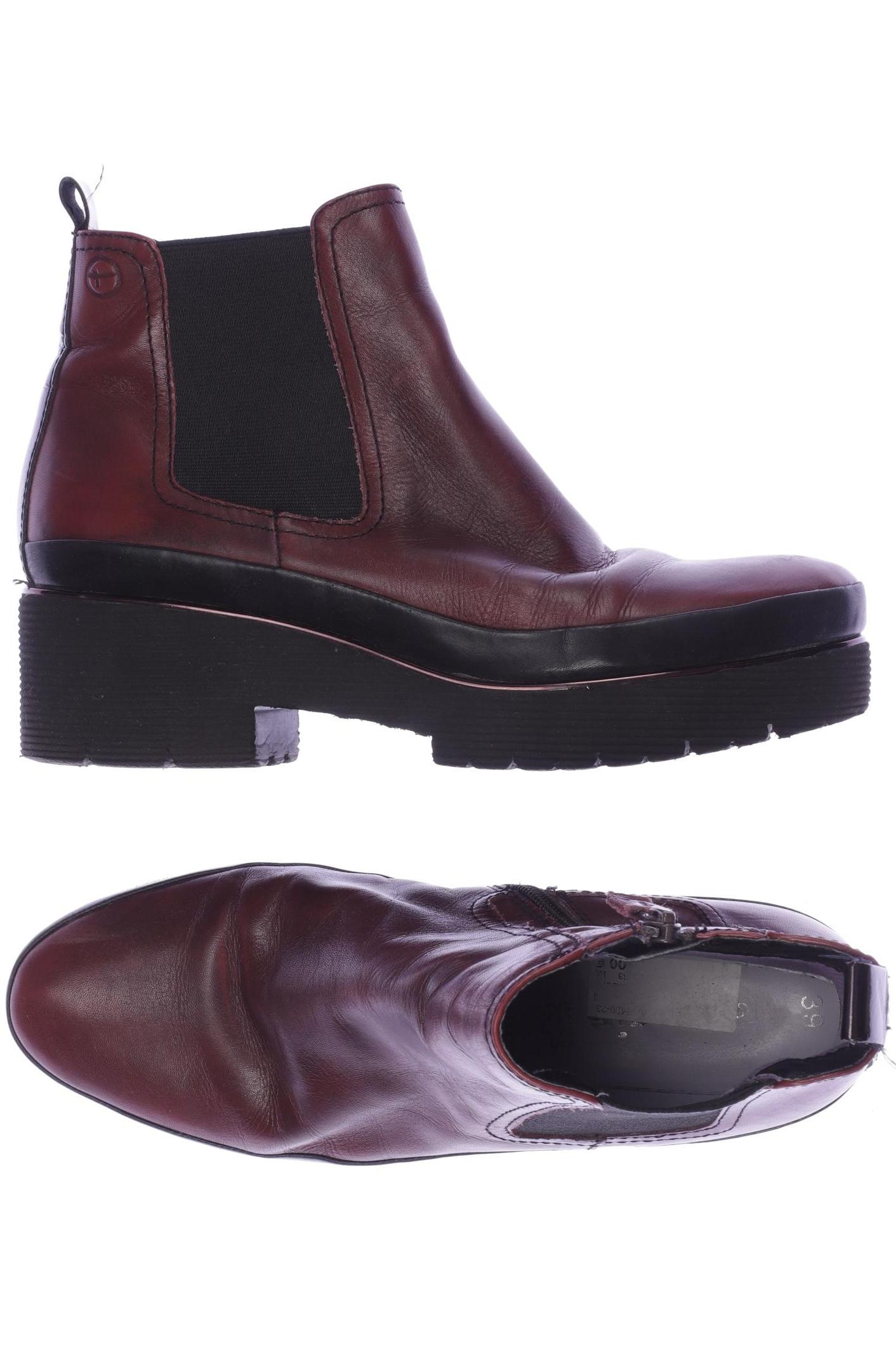 

Tamaris Damen Stiefelette, bordeaux, Gr. 39