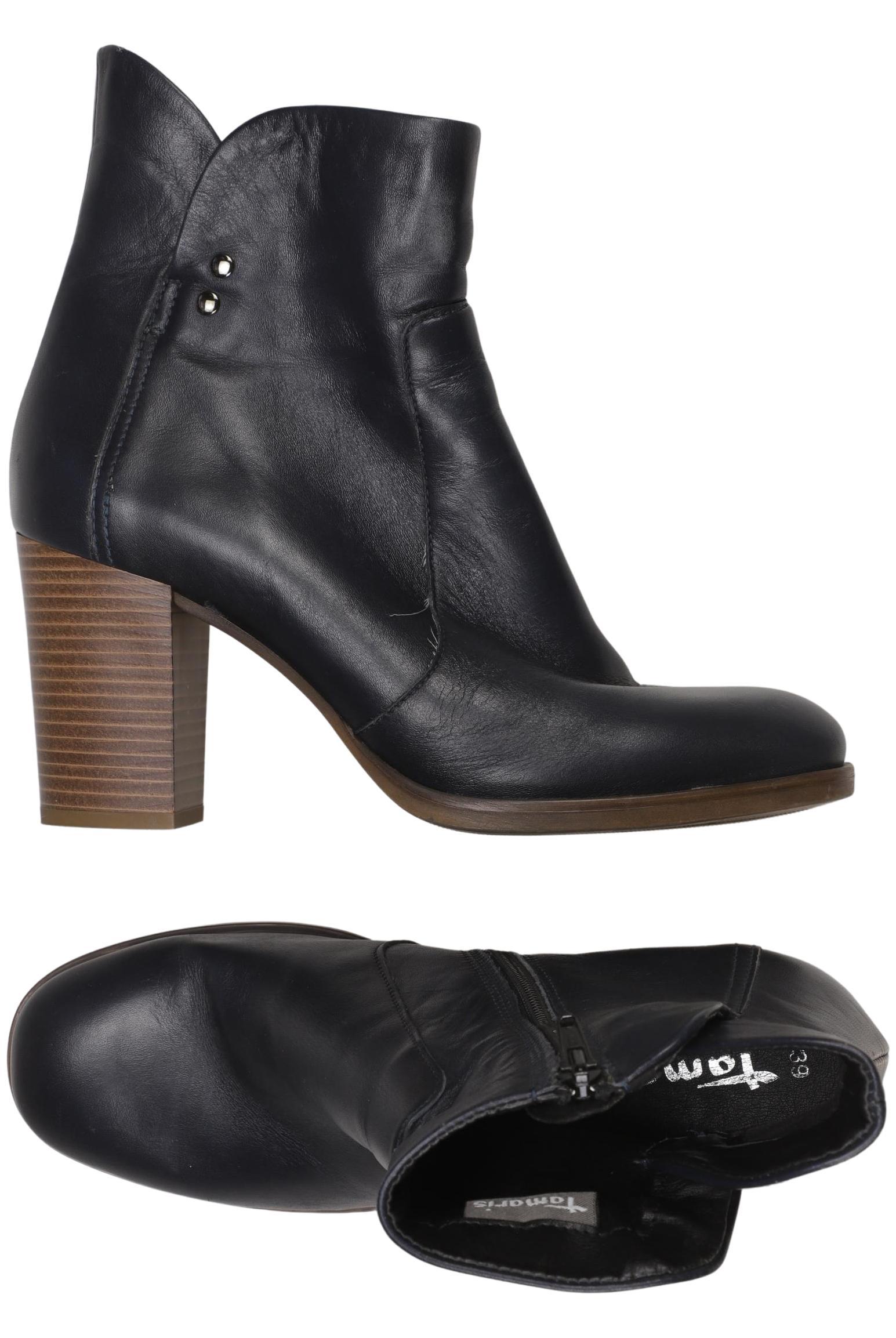 

Tamaris Damen Stiefelette, marineblau, Gr. 39