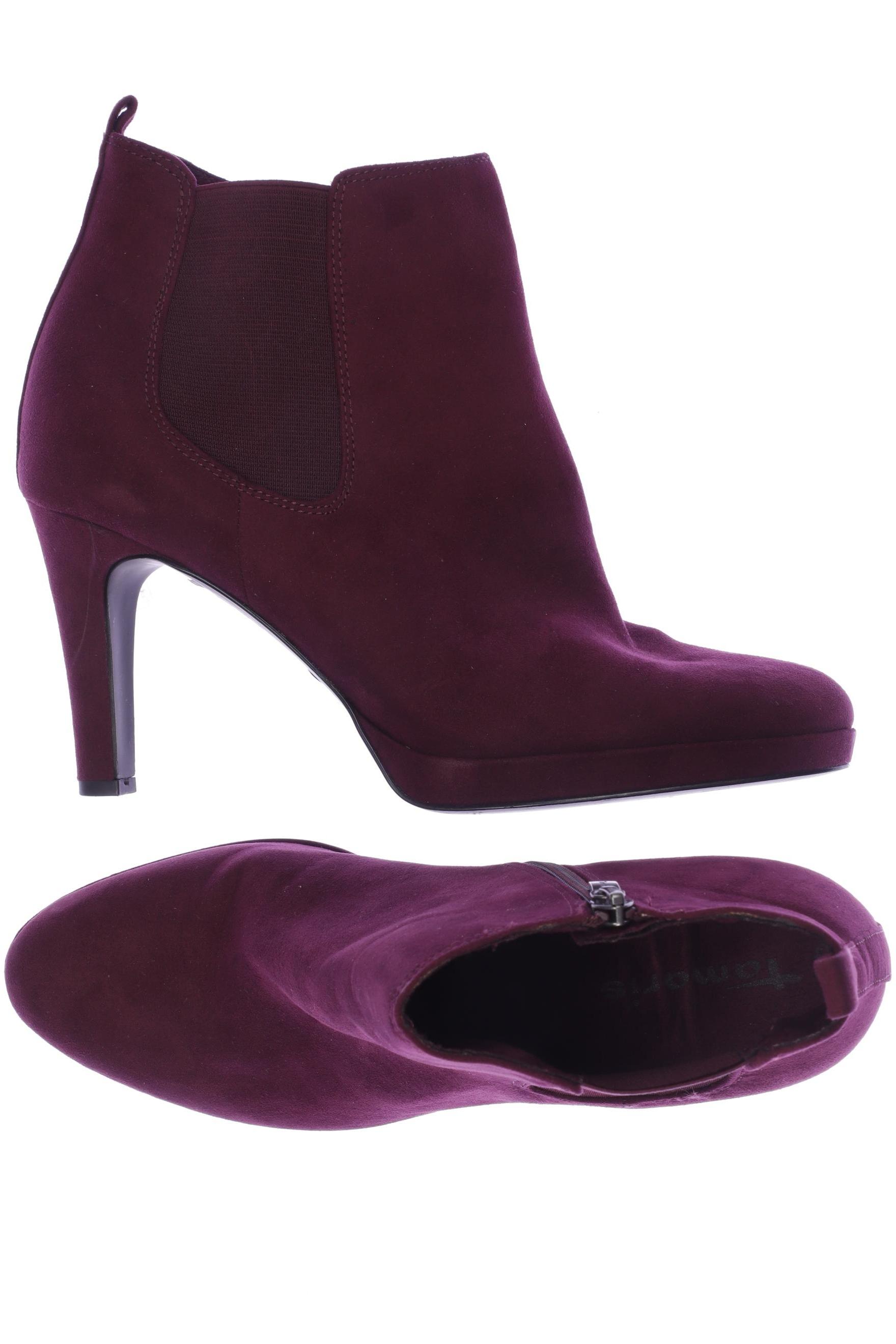 

Tamaris Damen Stiefelette, bordeaux, Gr. 41