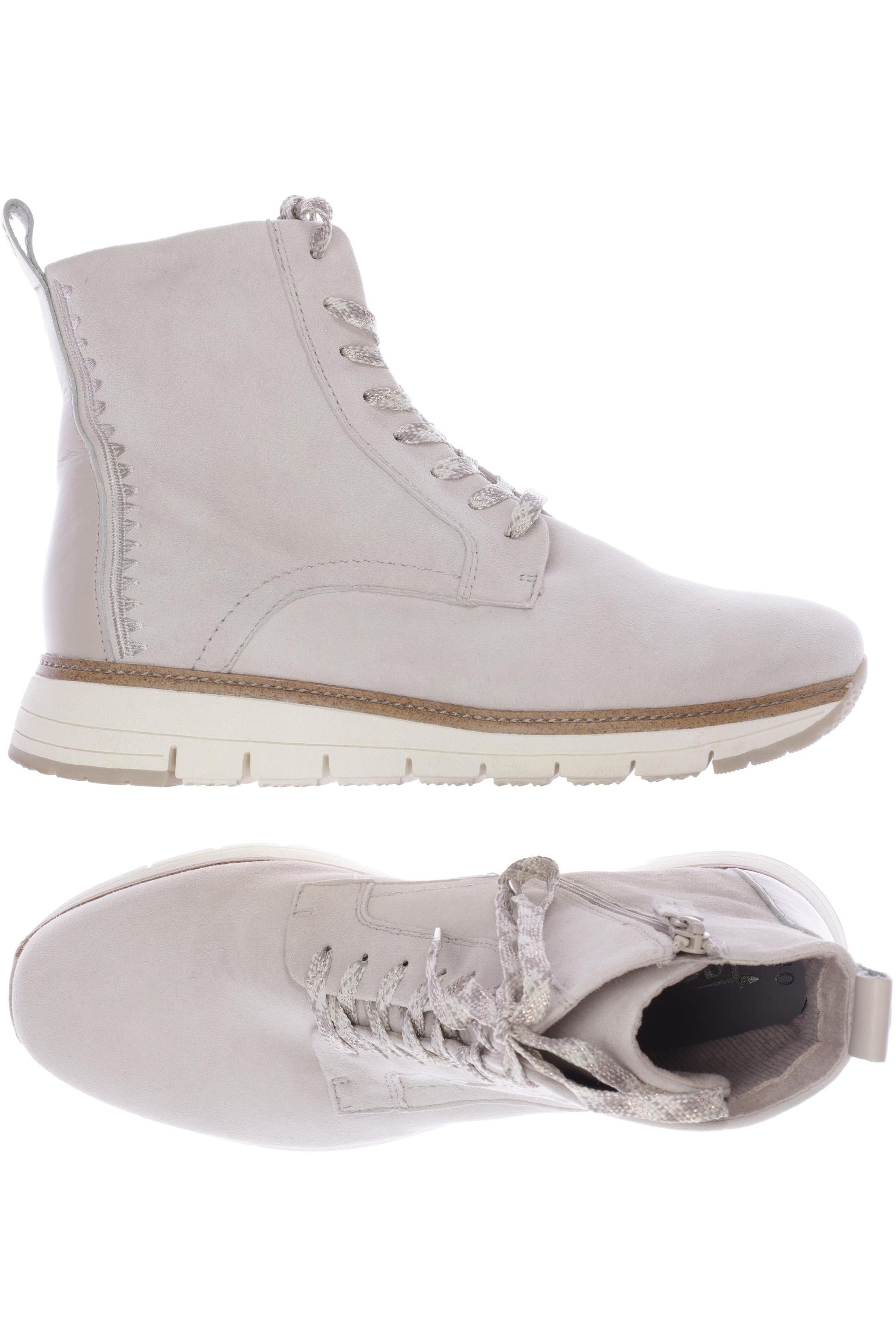 

Tamaris Damen Stiefelette, cremeweiß