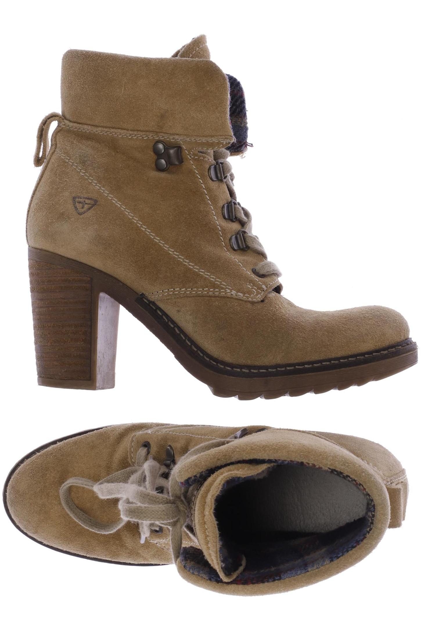 

Tamaris Damen Stiefelette, beige, Gr. 38