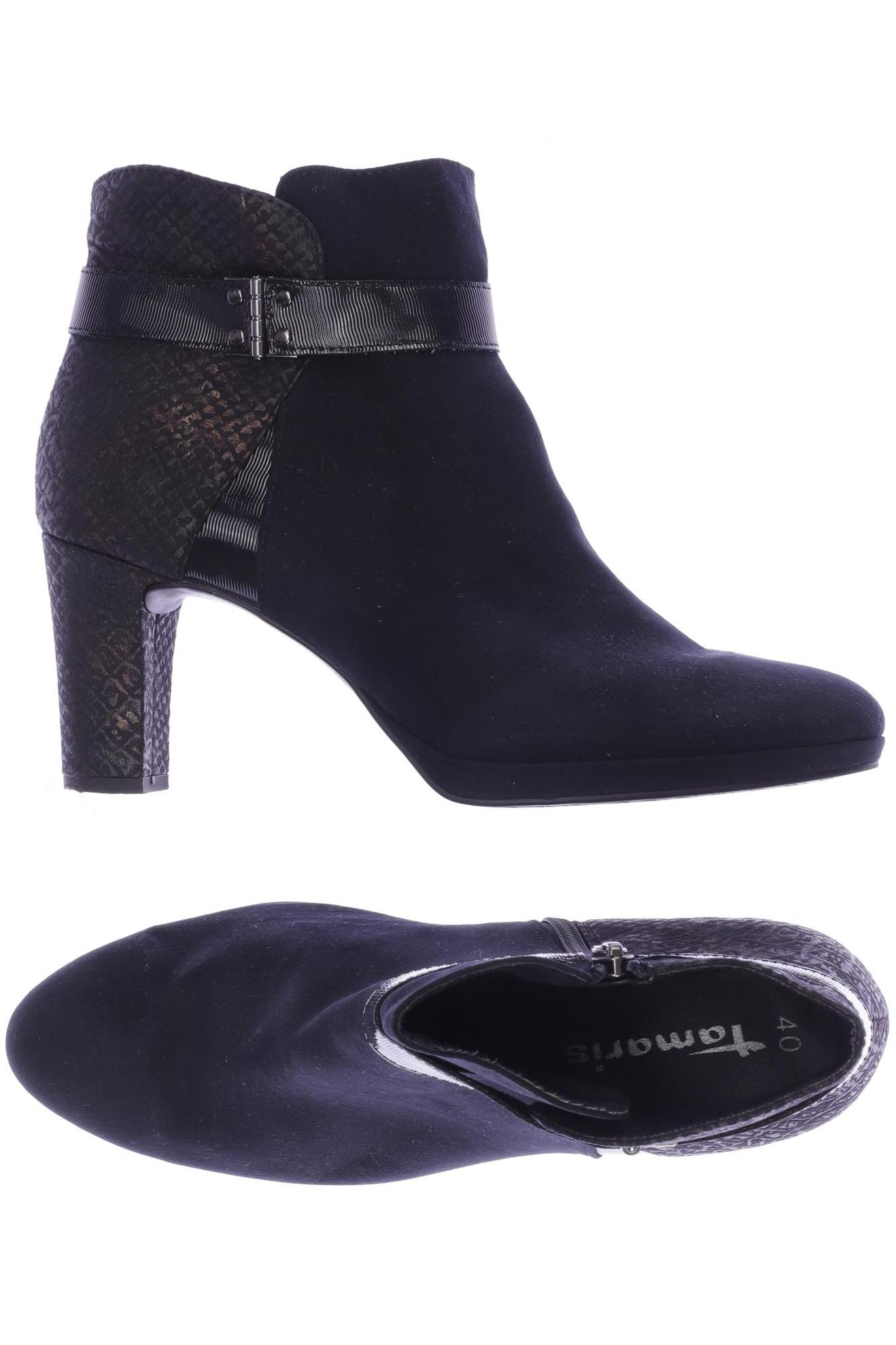

Tamaris Damen Stiefelette, marineblau, Gr. 40