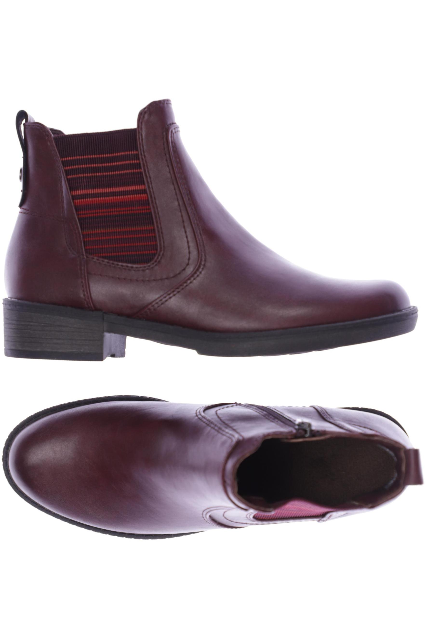 

Tamaris Damen Stiefelette, bordeaux, Gr. 39