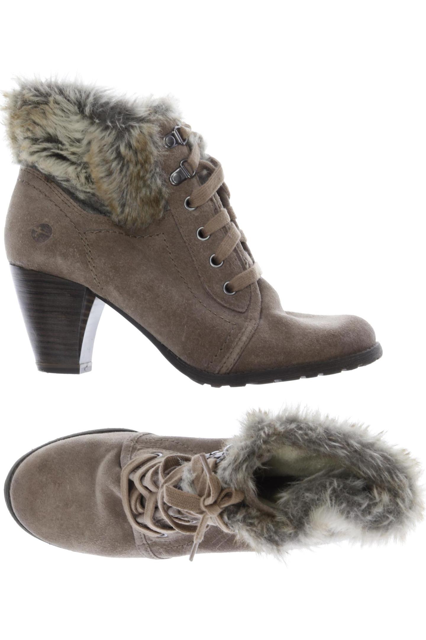 

Tamaris Damen Stiefelette, beige, Gr. 39