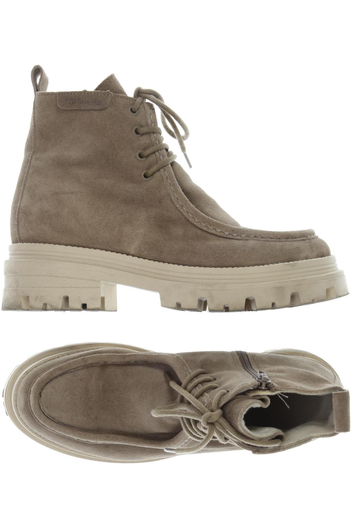 

Tamaris Damen Stiefelette, beige, Gr. 40