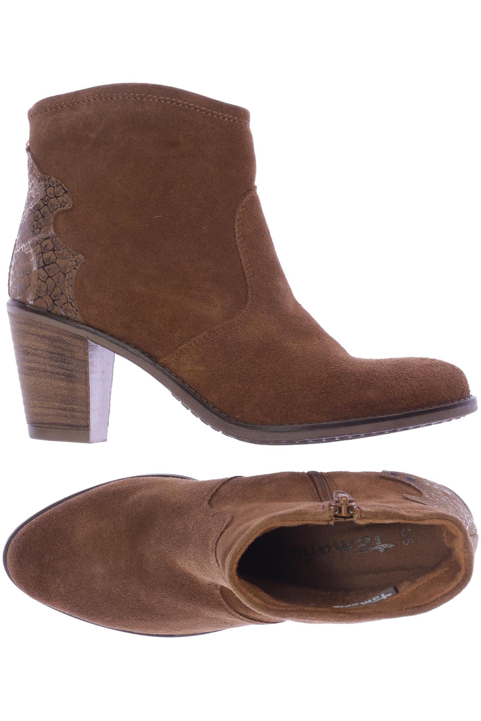 

Tamaris Damen Stiefelette, braun, Gr. 38