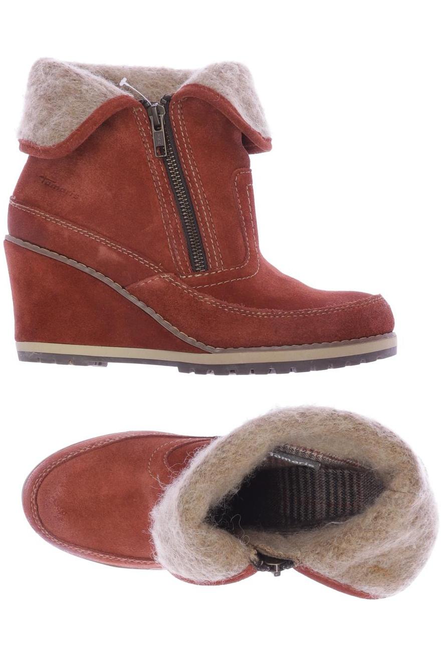 

Tamaris Damen Stiefelette, rot, Gr. 38