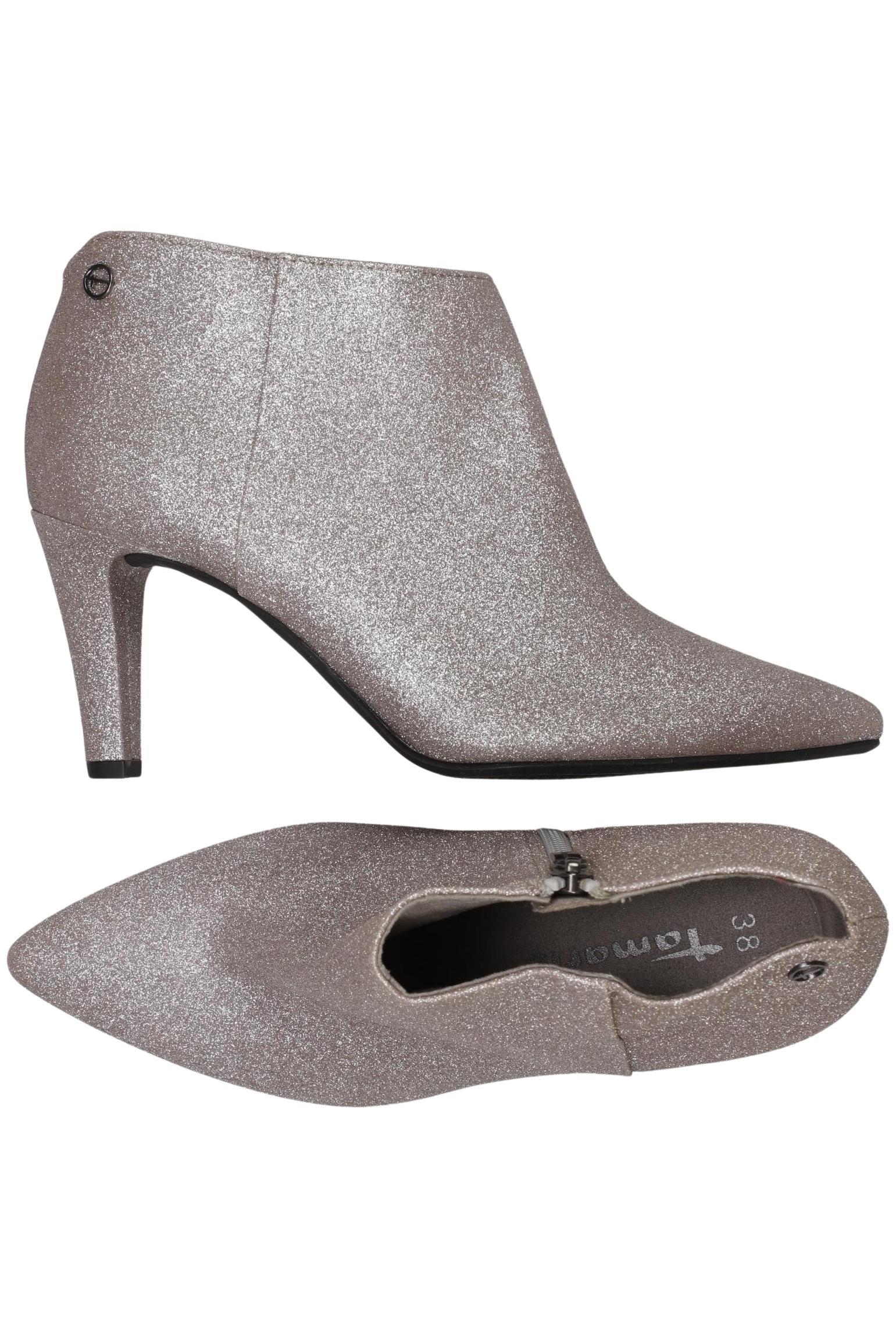 

Tamaris Damen Stiefelette, silber, Gr. 38