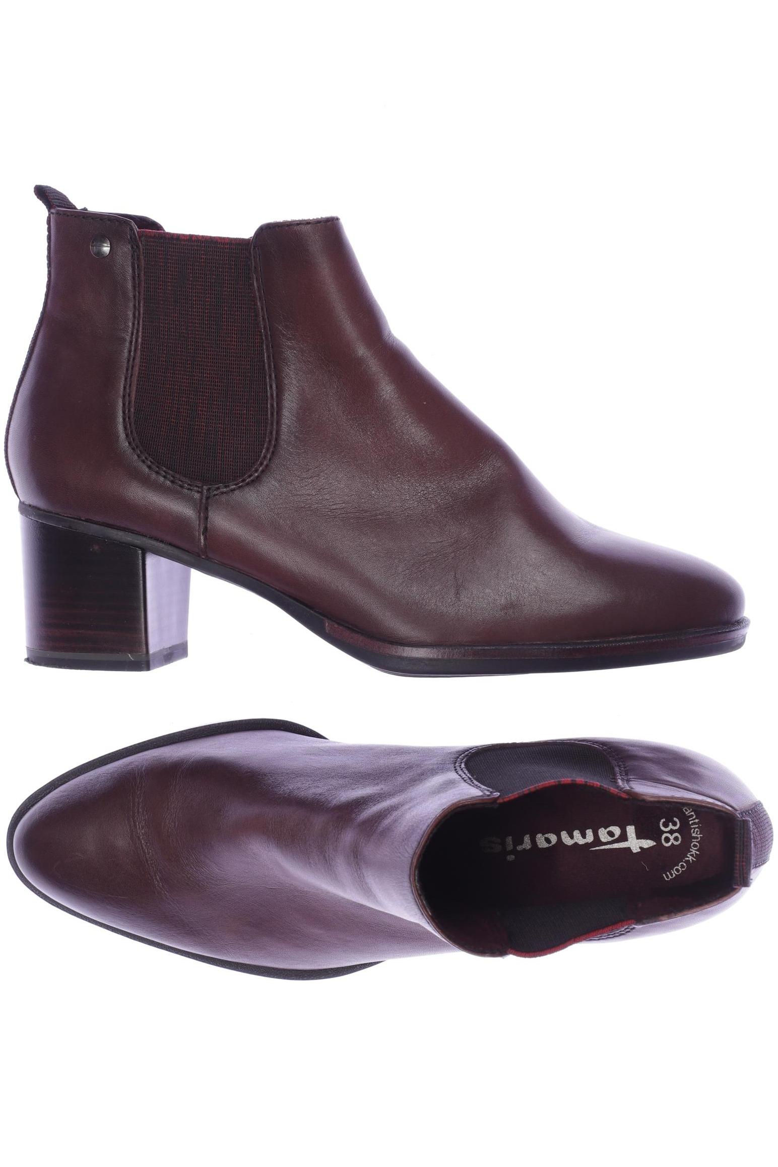 

Tamaris Damen Stiefelette, bordeaux, Gr. 38