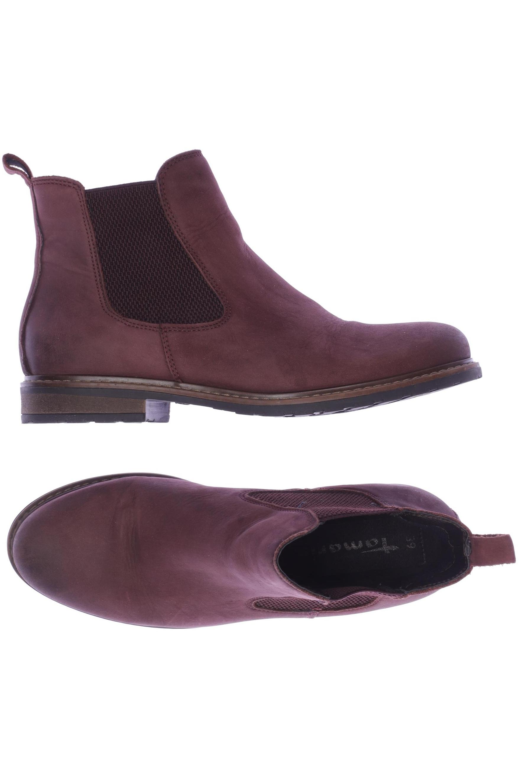 

Tamaris Damen Stiefelette, bordeaux, Gr. 39