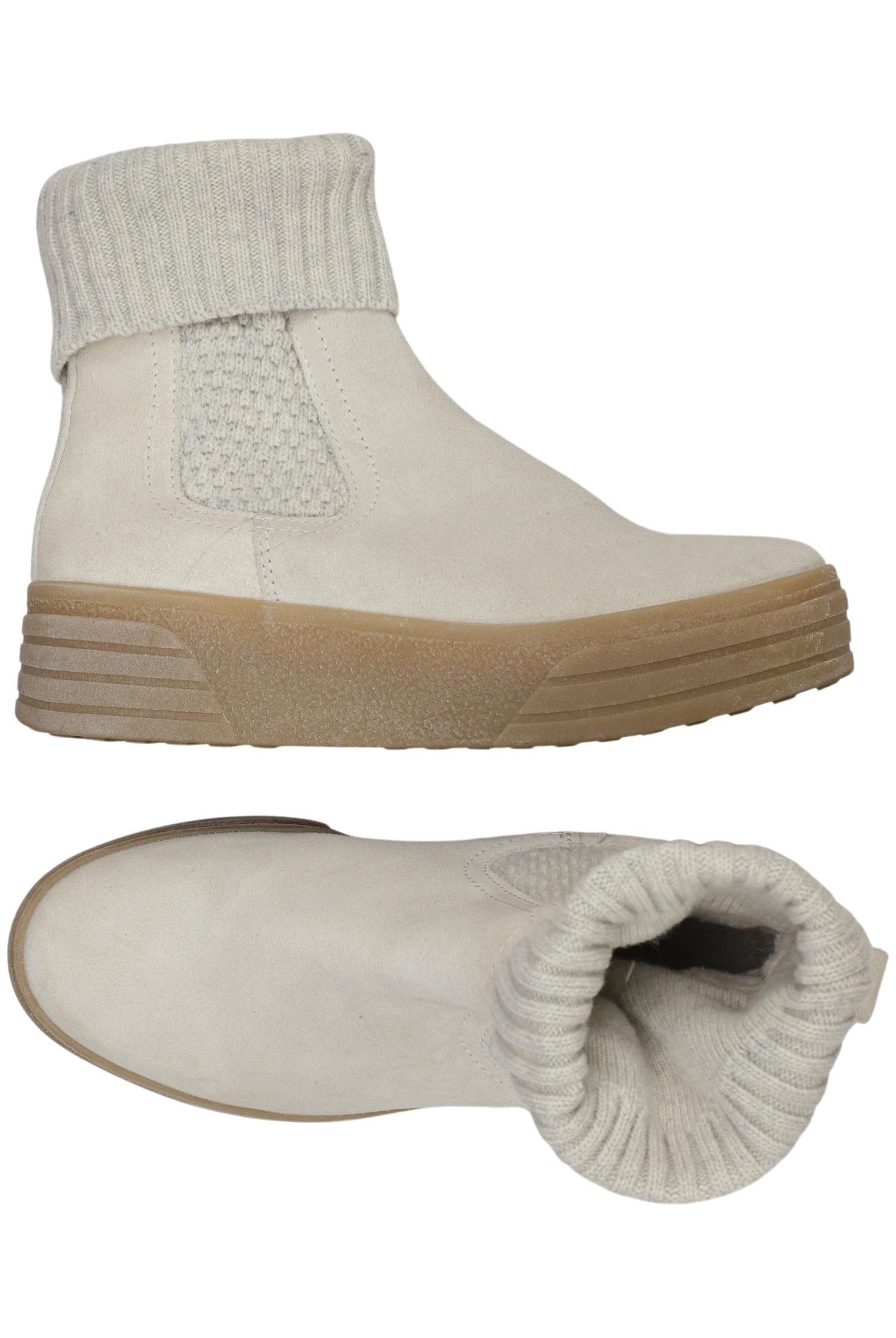 

Tamaris Damen Stiefelette, cremeweiß, Gr. 38