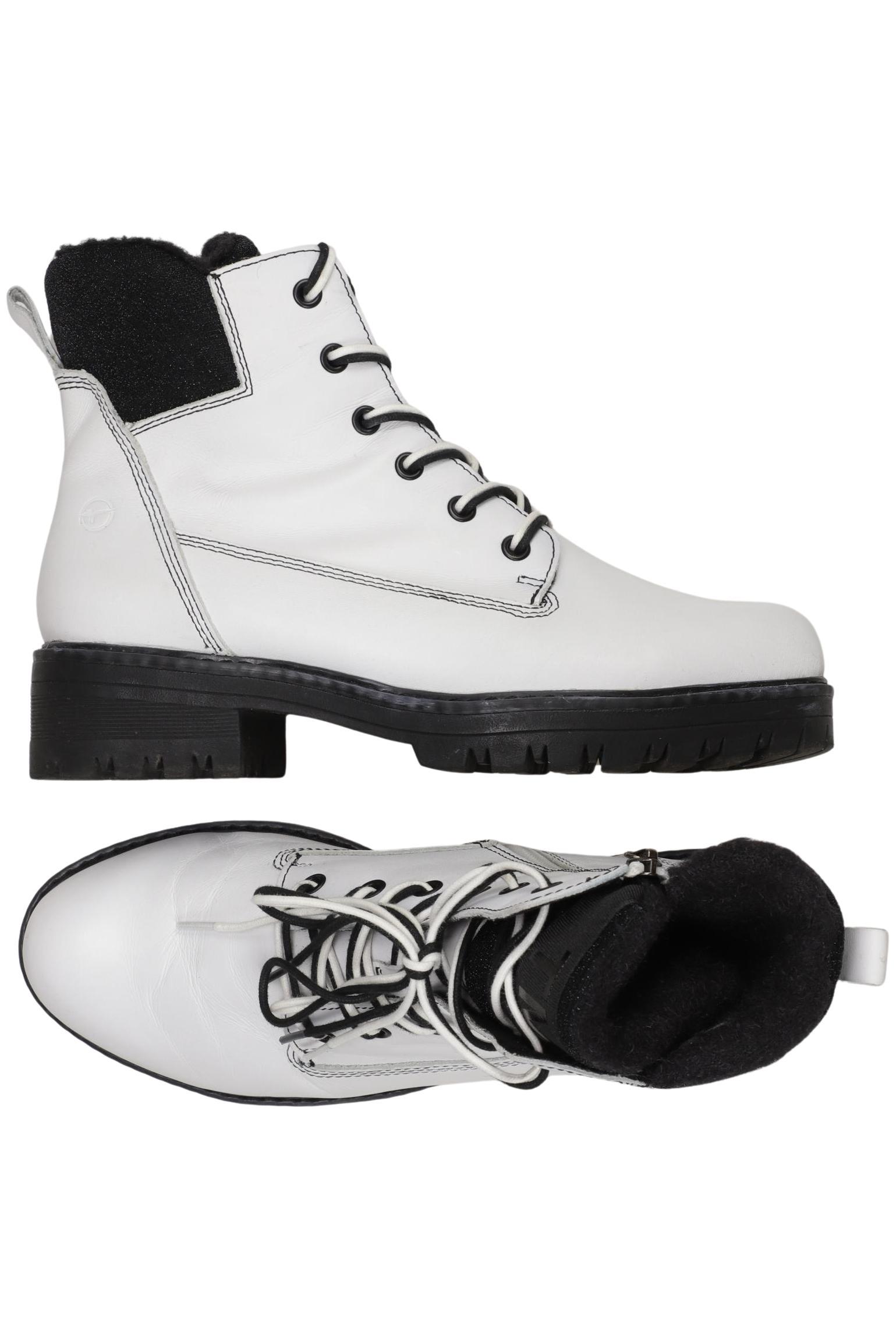 

Tamaris Damen Stiefelette, weiß, Gr. 39