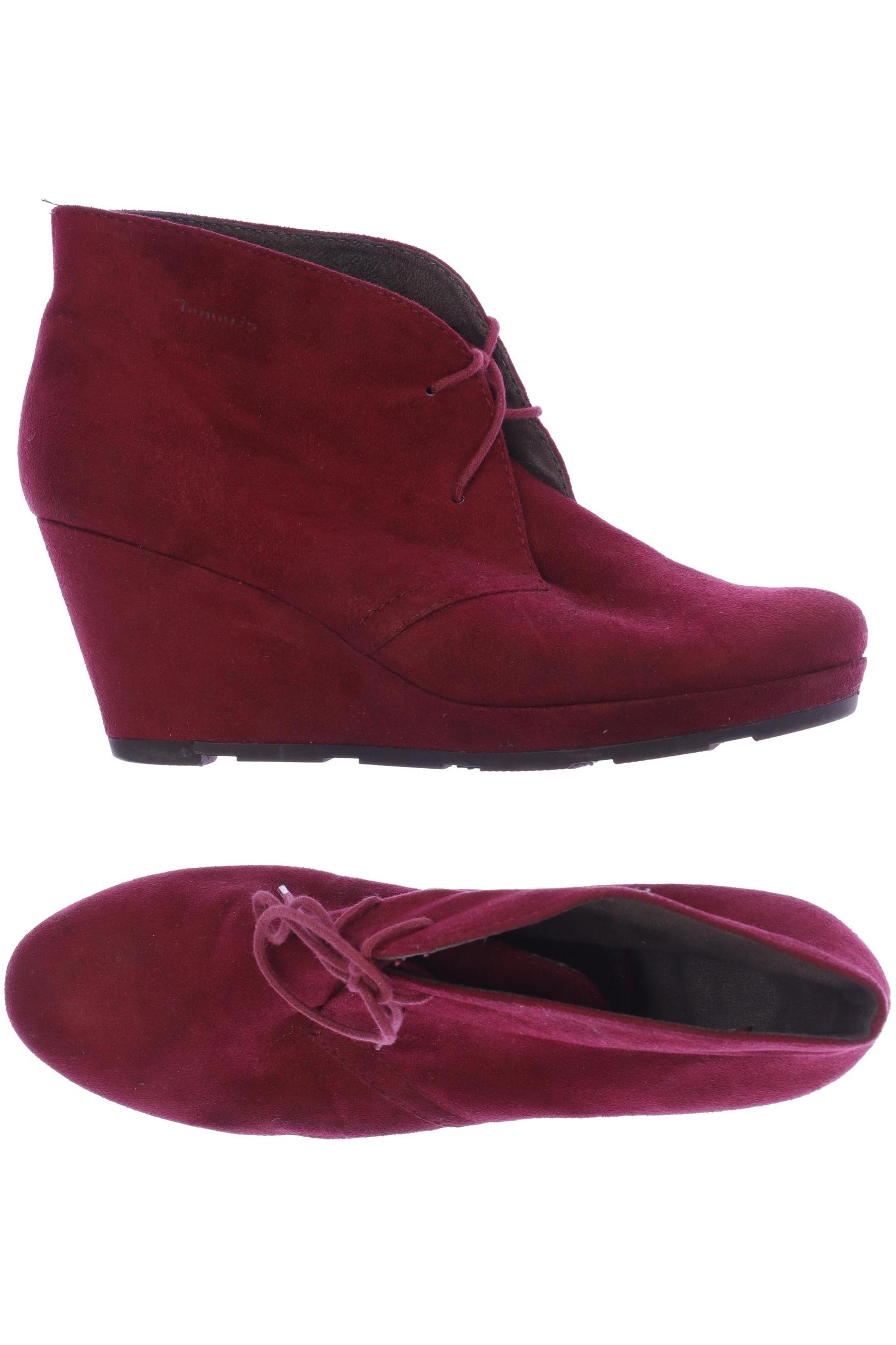 

Tamaris Damen Stiefelette, rot, Gr. 41