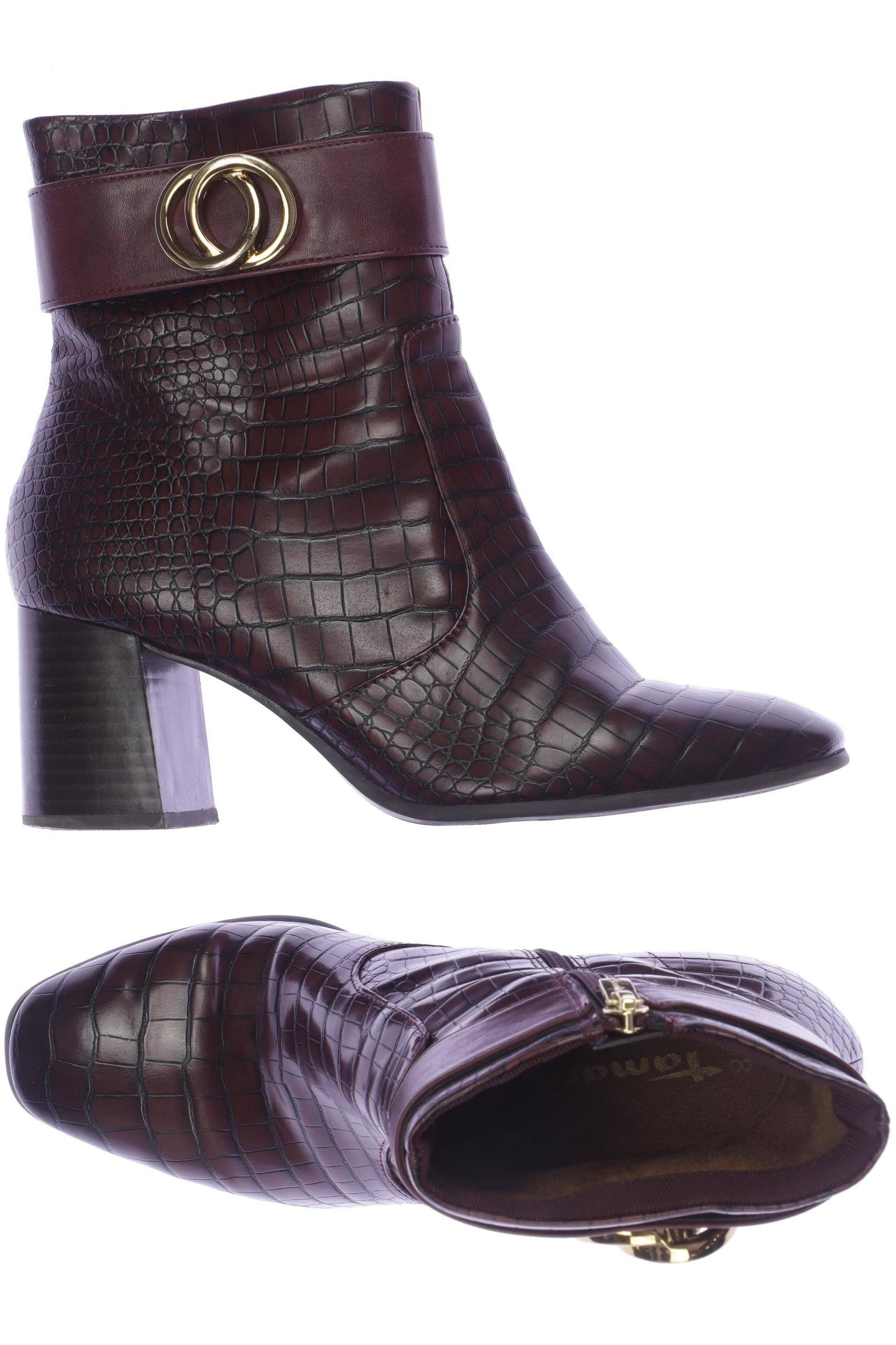 

Tamaris Damen Stiefelette, bordeaux, Gr. 38