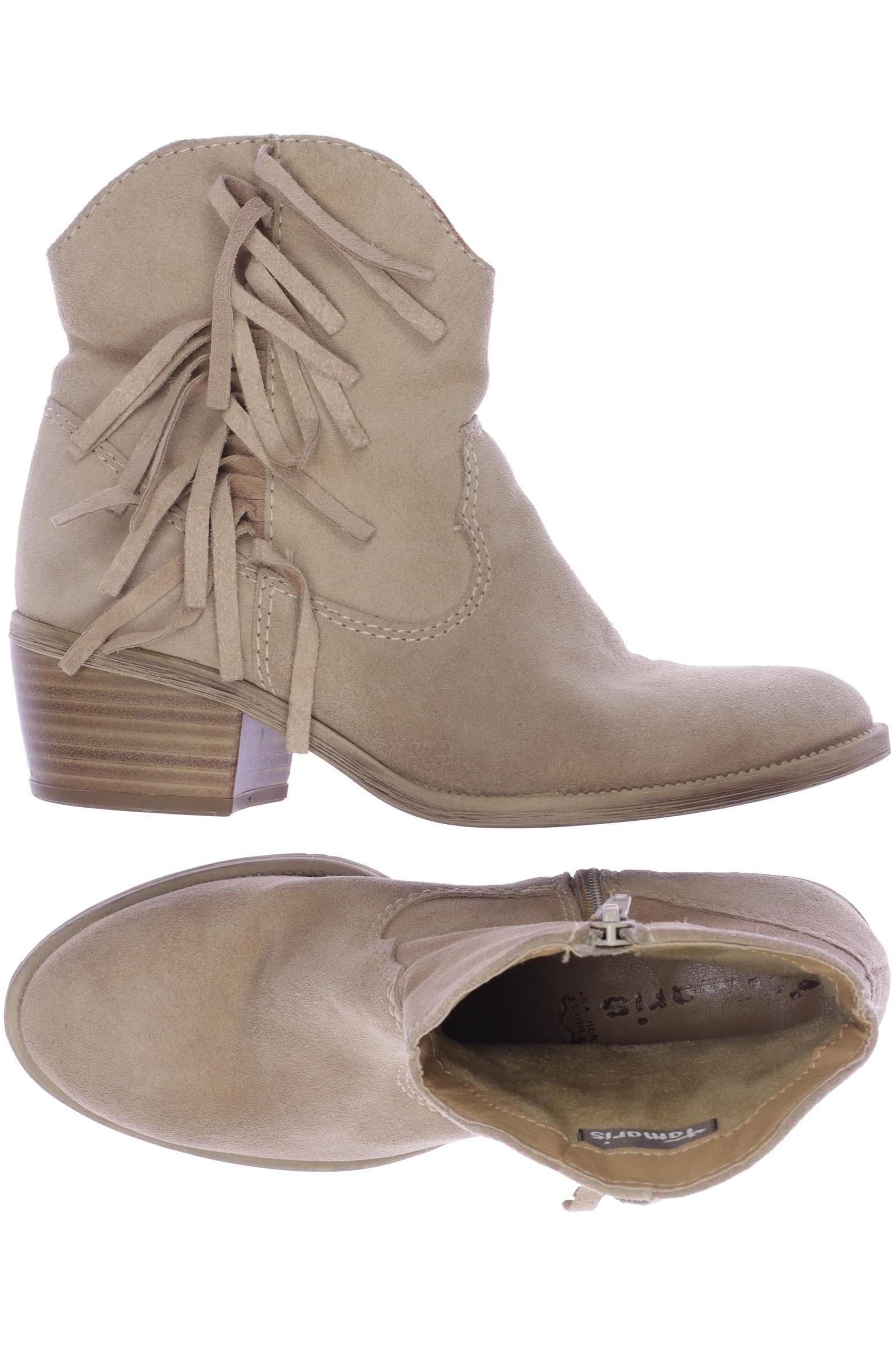 

Tamaris Damen Stiefelette, beige, Gr. 36