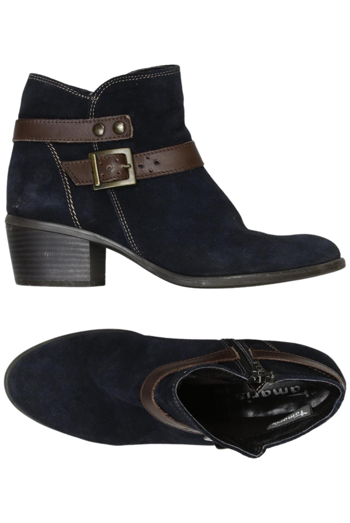 

Tamaris Damen Stiefelette, marineblau, Gr. 38
