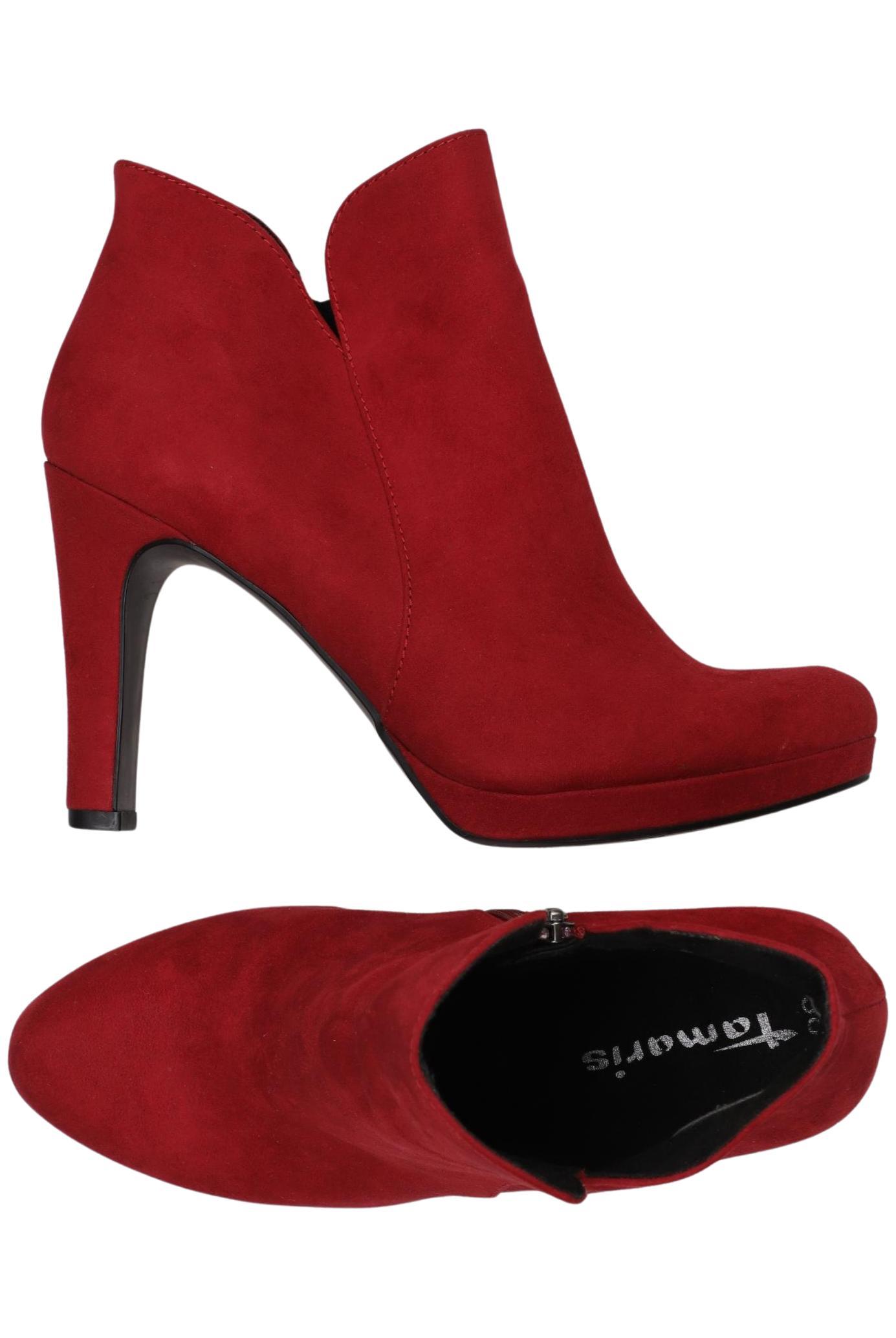 

Tamaris Damen Stiefelette, rot, Gr. 38