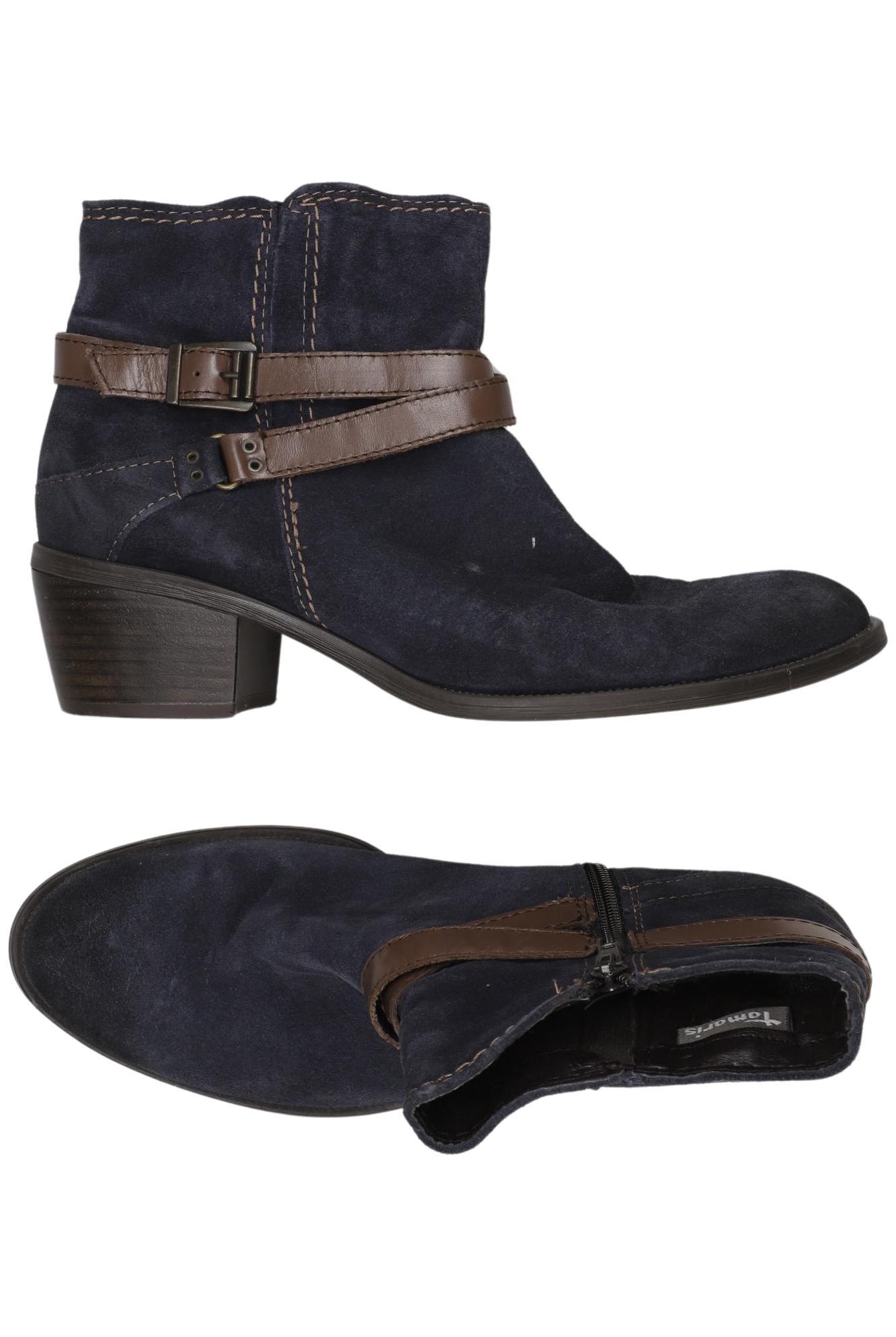

Tamaris Damen Stiefelette, marineblau, Gr. 41