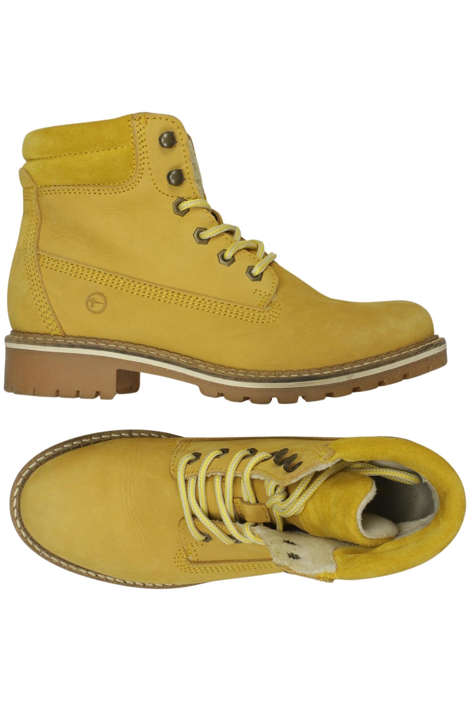 

Tamaris Damen Stiefelette, gelb, Gr. 38