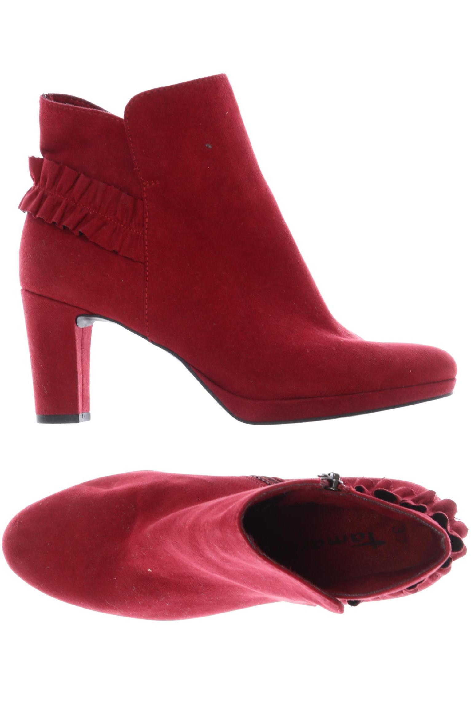 

Tamaris Damen Stiefelette, rot, Gr. 37