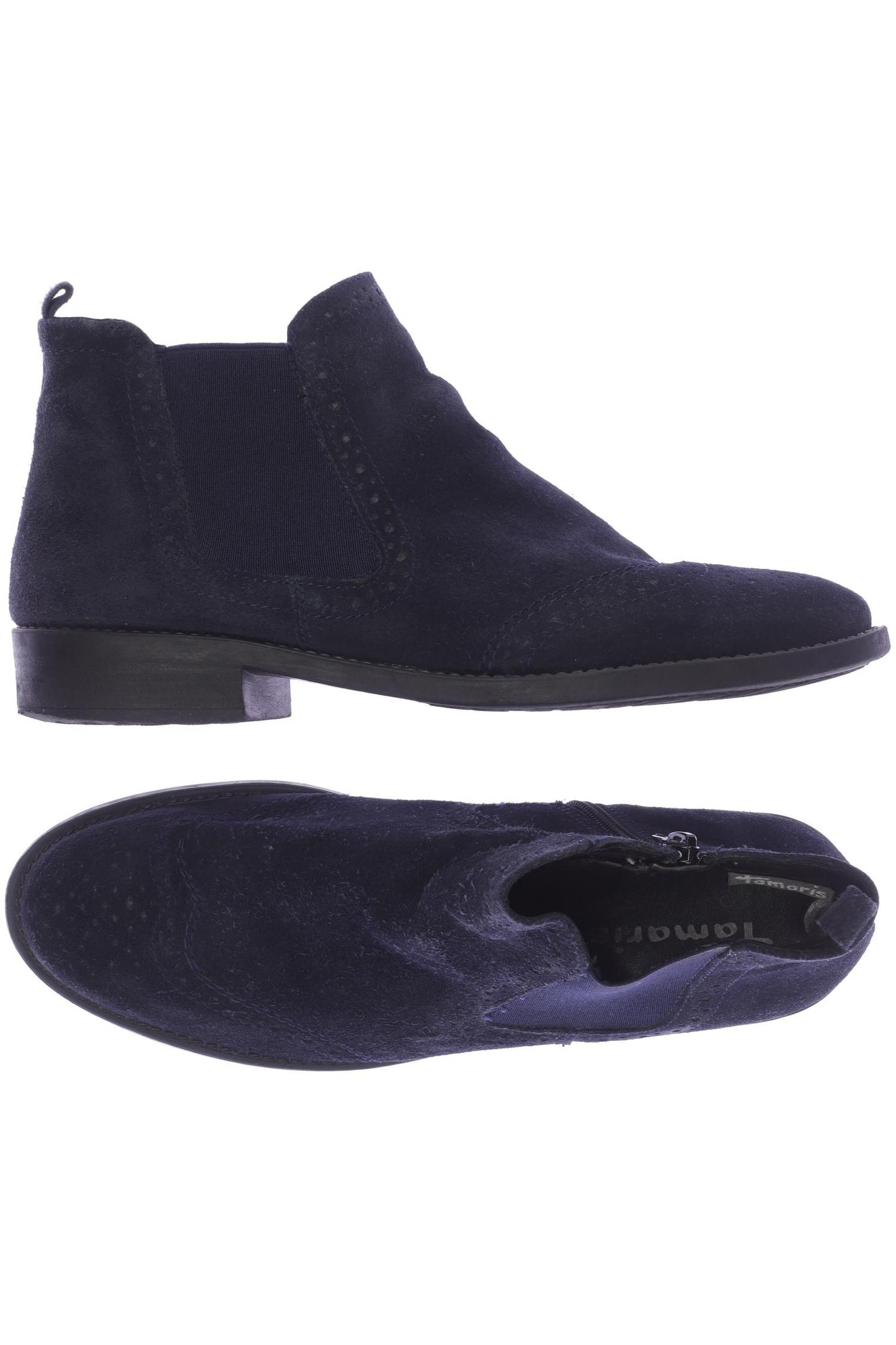 

Tamaris Damen Stiefelette, marineblau, Gr. 40