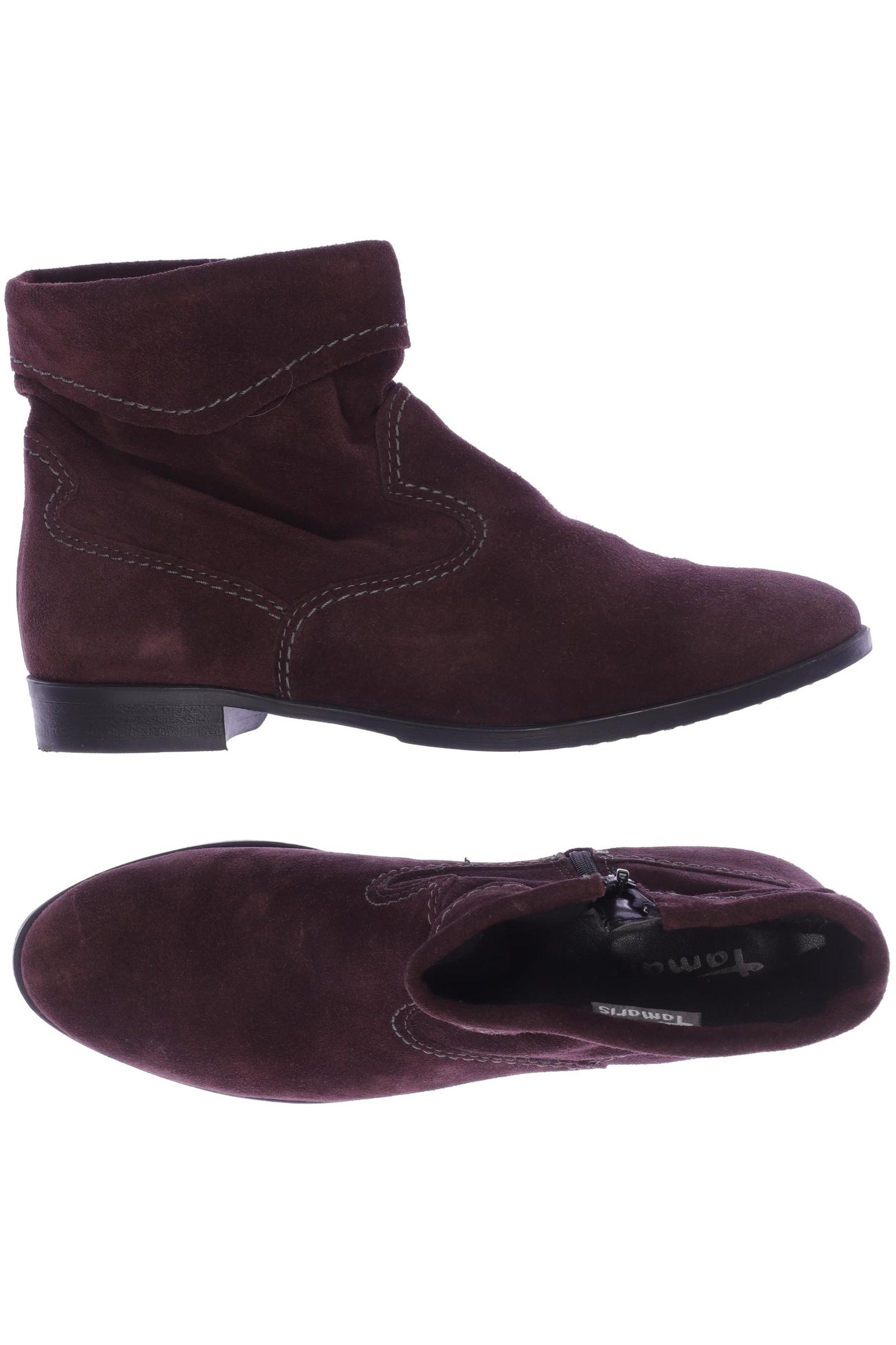 

Tamaris Damen Stiefelette, bordeaux, Gr. 41