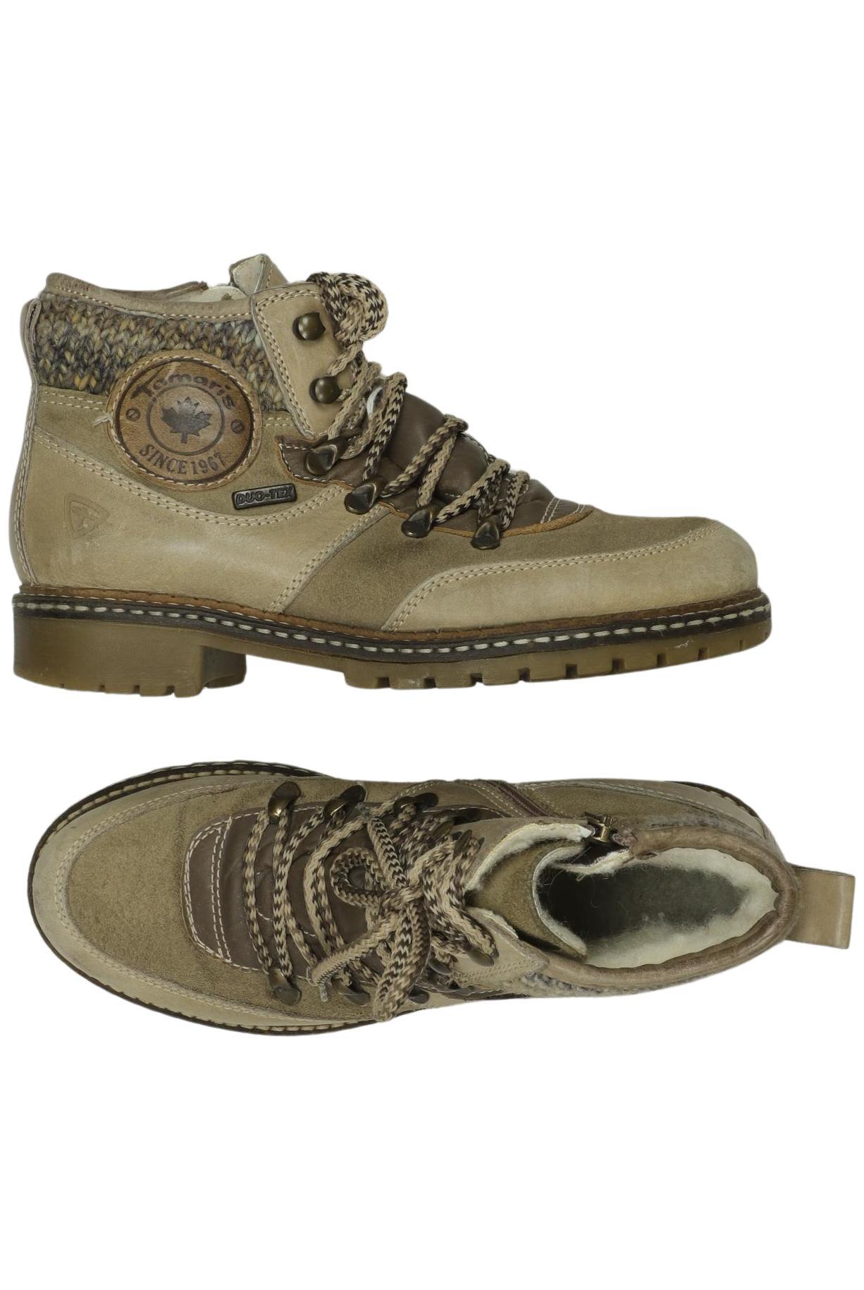 

Tamaris Damen Stiefelette, beige, Gr. 38