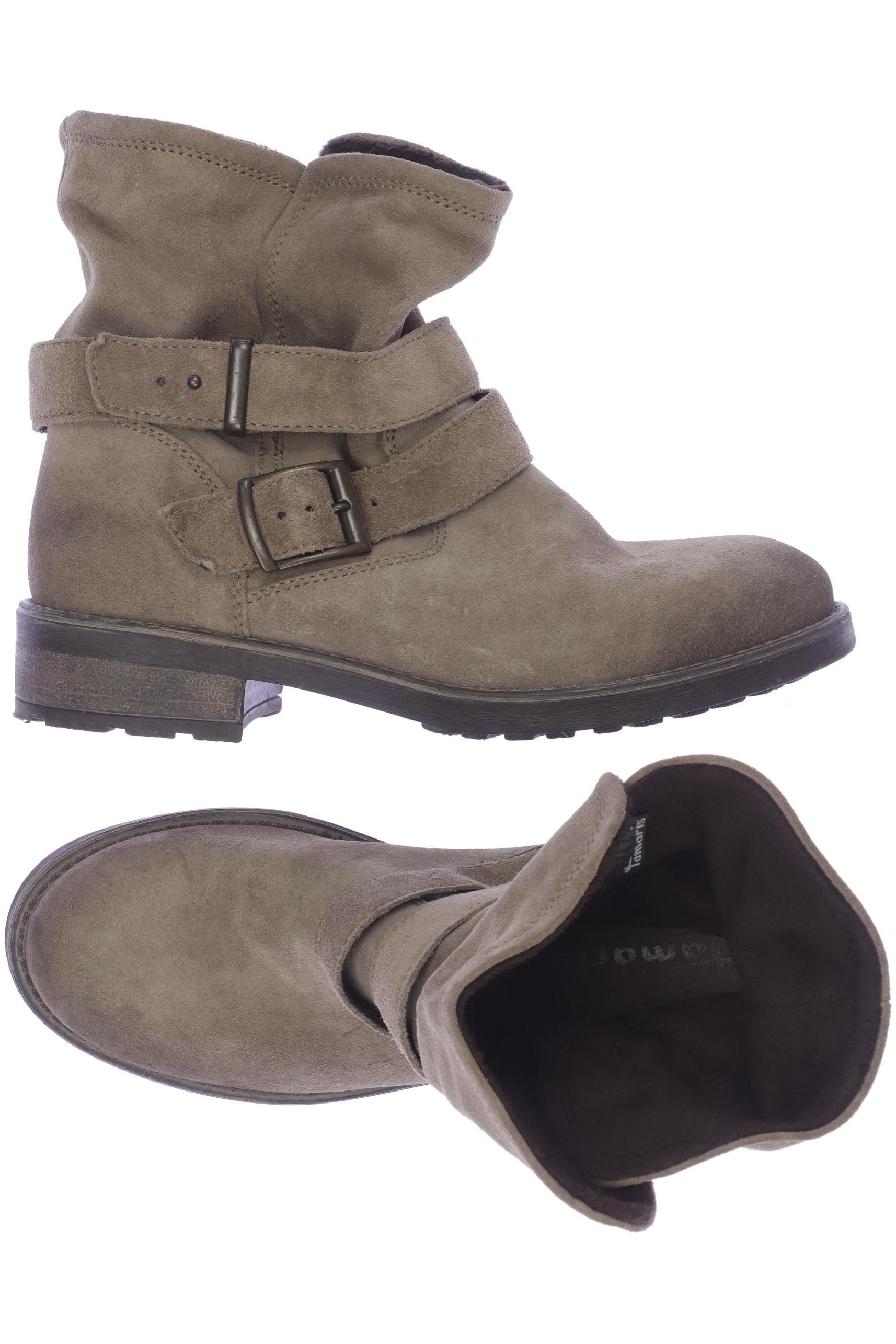 

Tamaris Damen Stiefelette, beige, Gr. 38