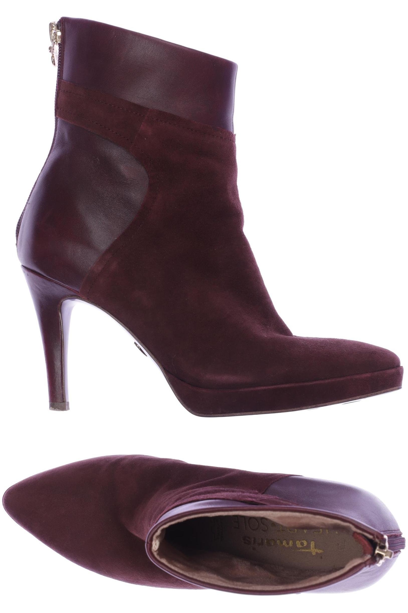 

Tamaris Damen Stiefelette, bordeaux, Gr. 37