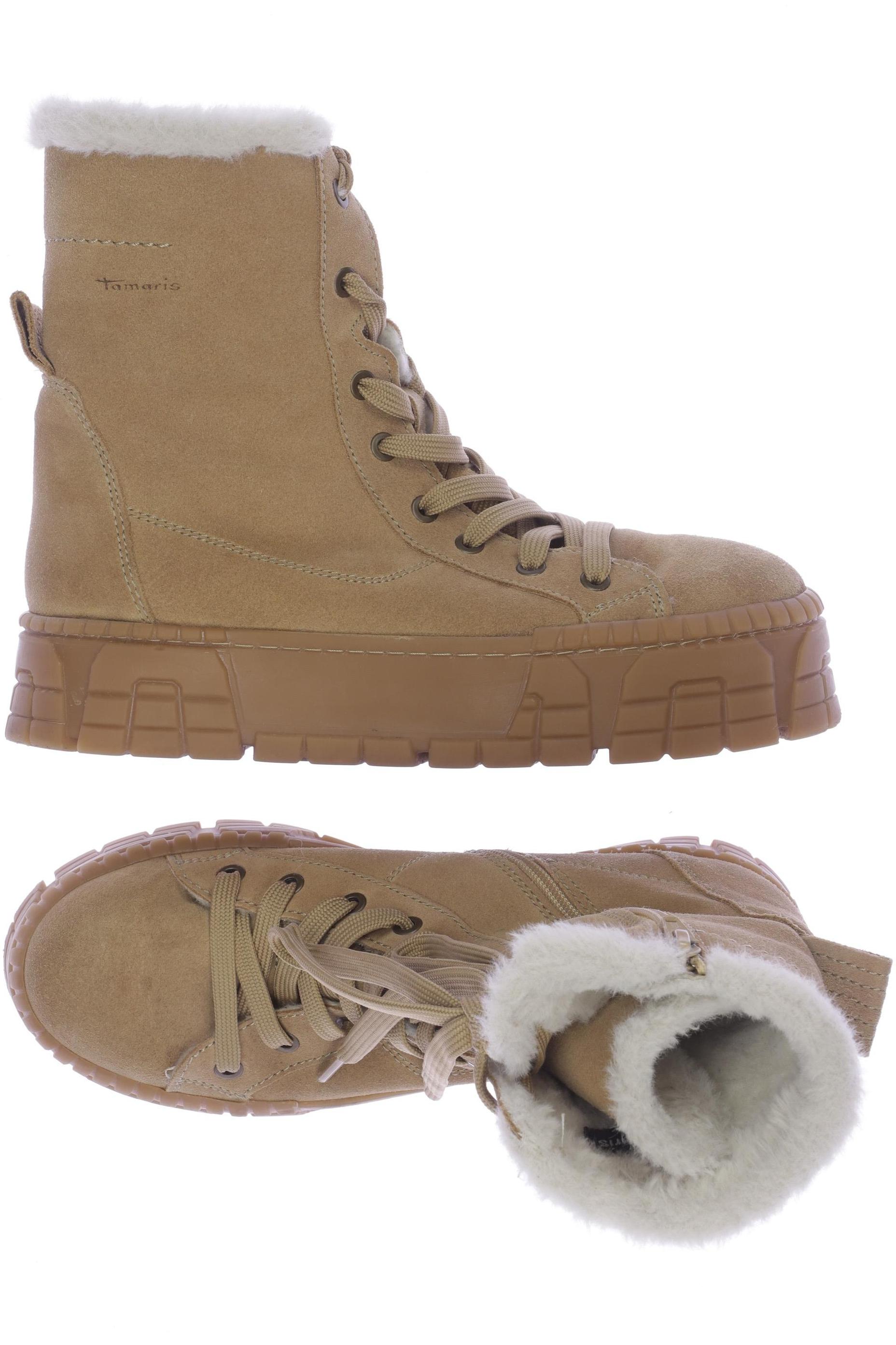 

Tamaris Damen Stiefelette, beige, Gr. 40