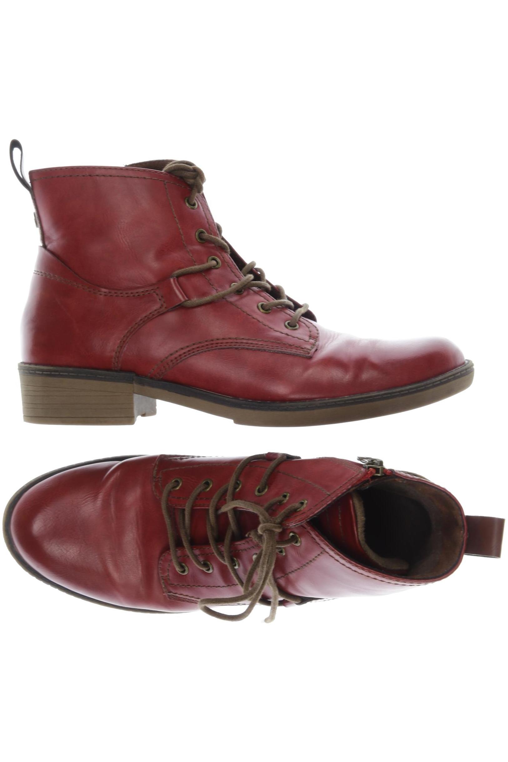 

Tamaris Damen Stiefelette, rot, Gr. 41