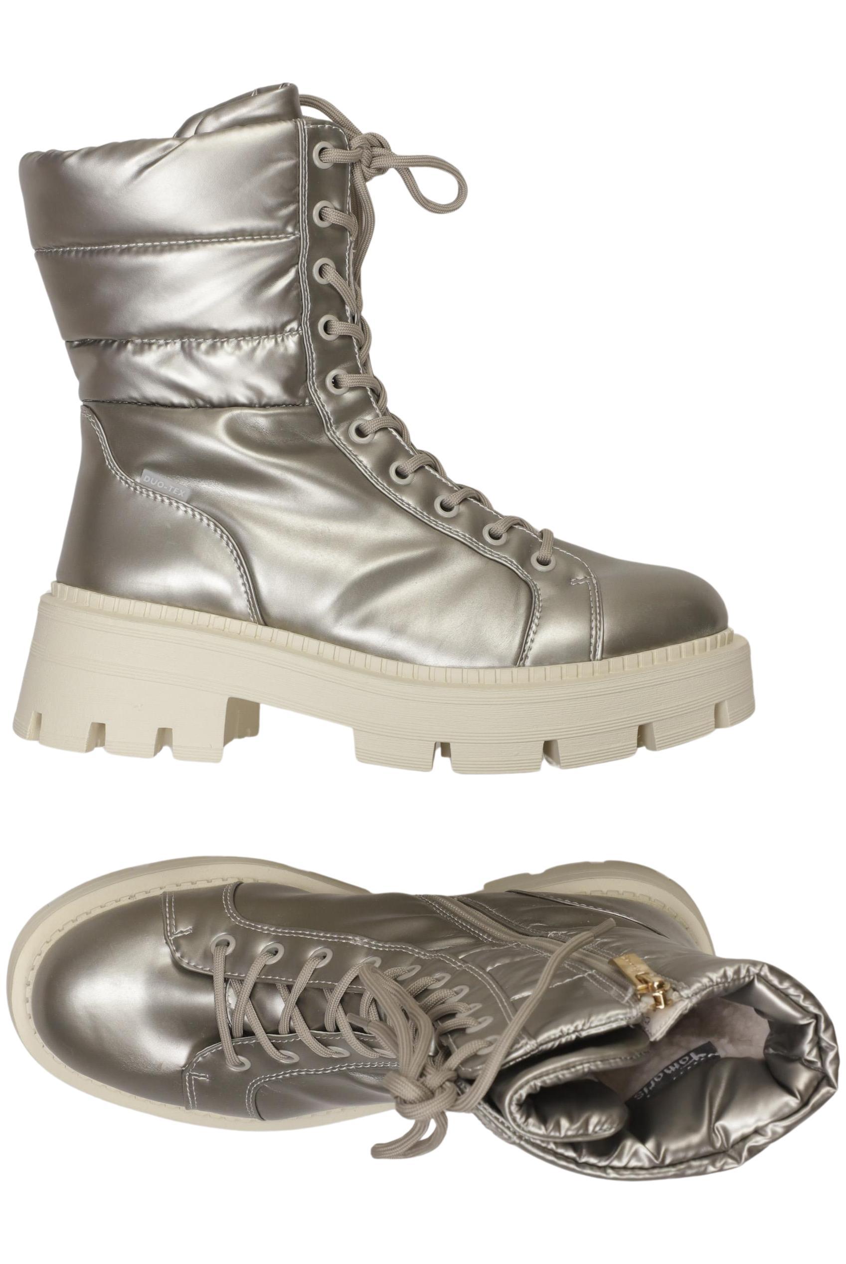 

Tamaris Damen Stiefelette, silber, Gr. 38
