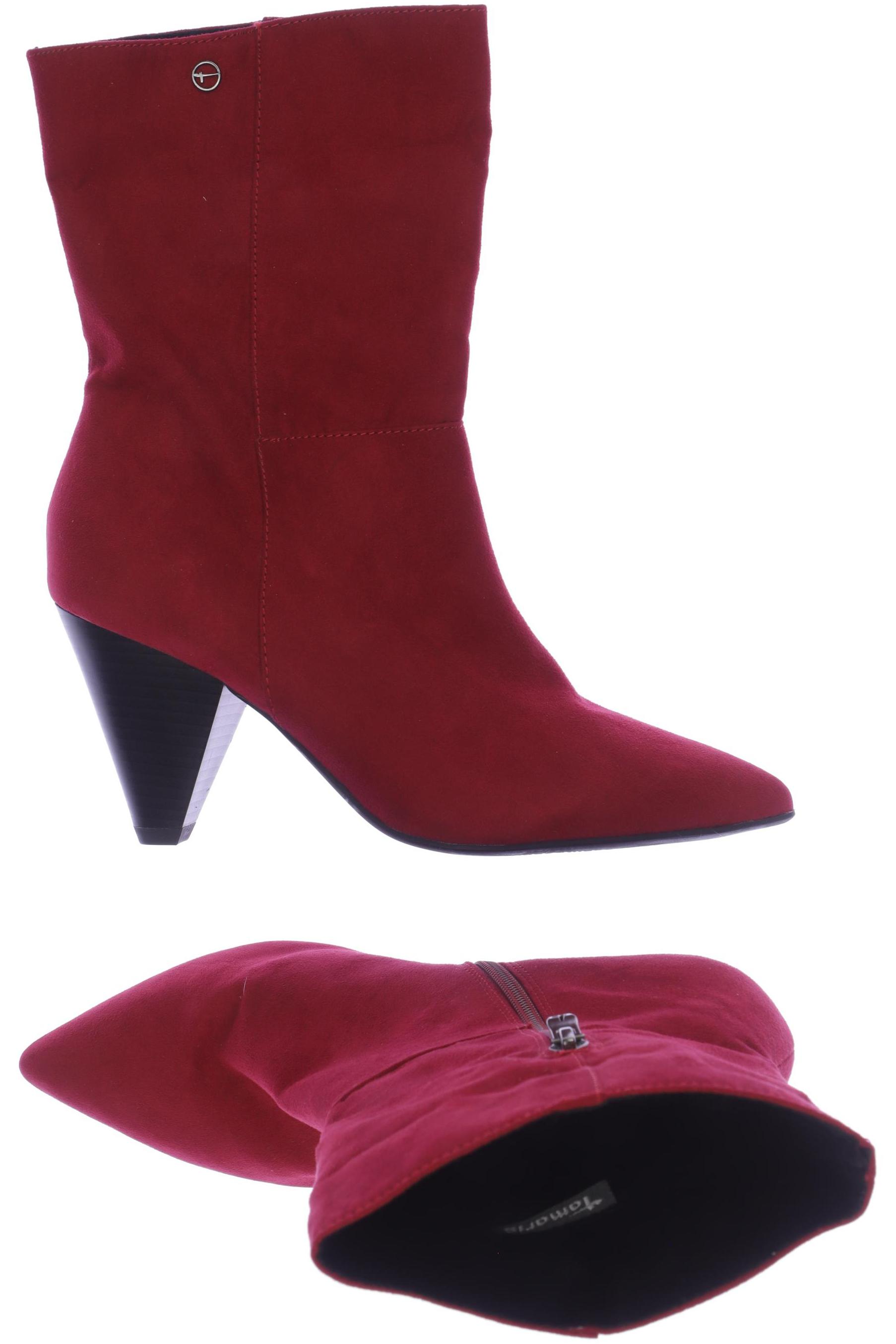 

Tamaris Damen Stiefelette, rot, Gr. 39