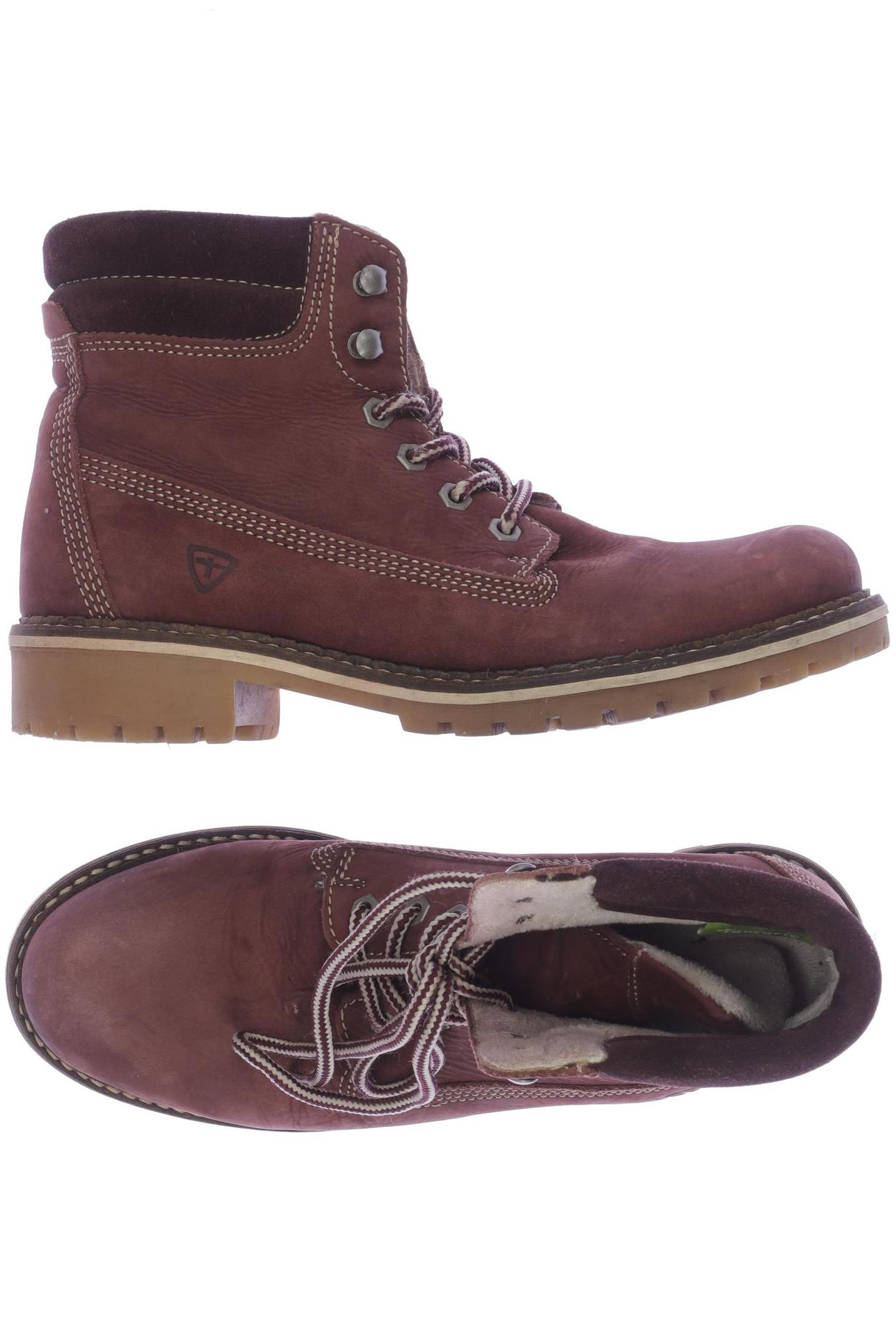 

Tamaris Damen Stiefelette, bordeaux, Gr. 40
