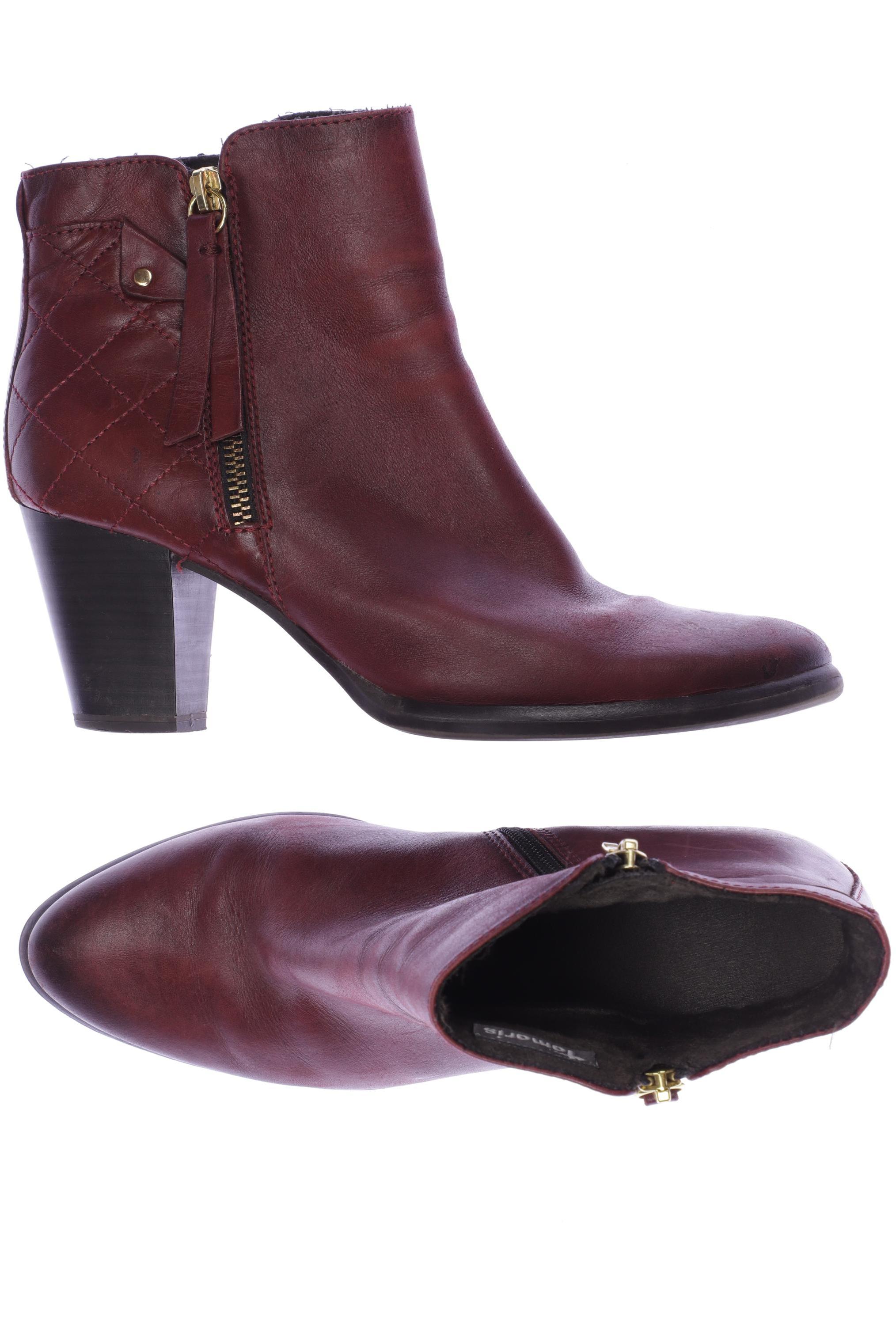 

Tamaris Damen Stiefelette, bordeaux, Gr. 39