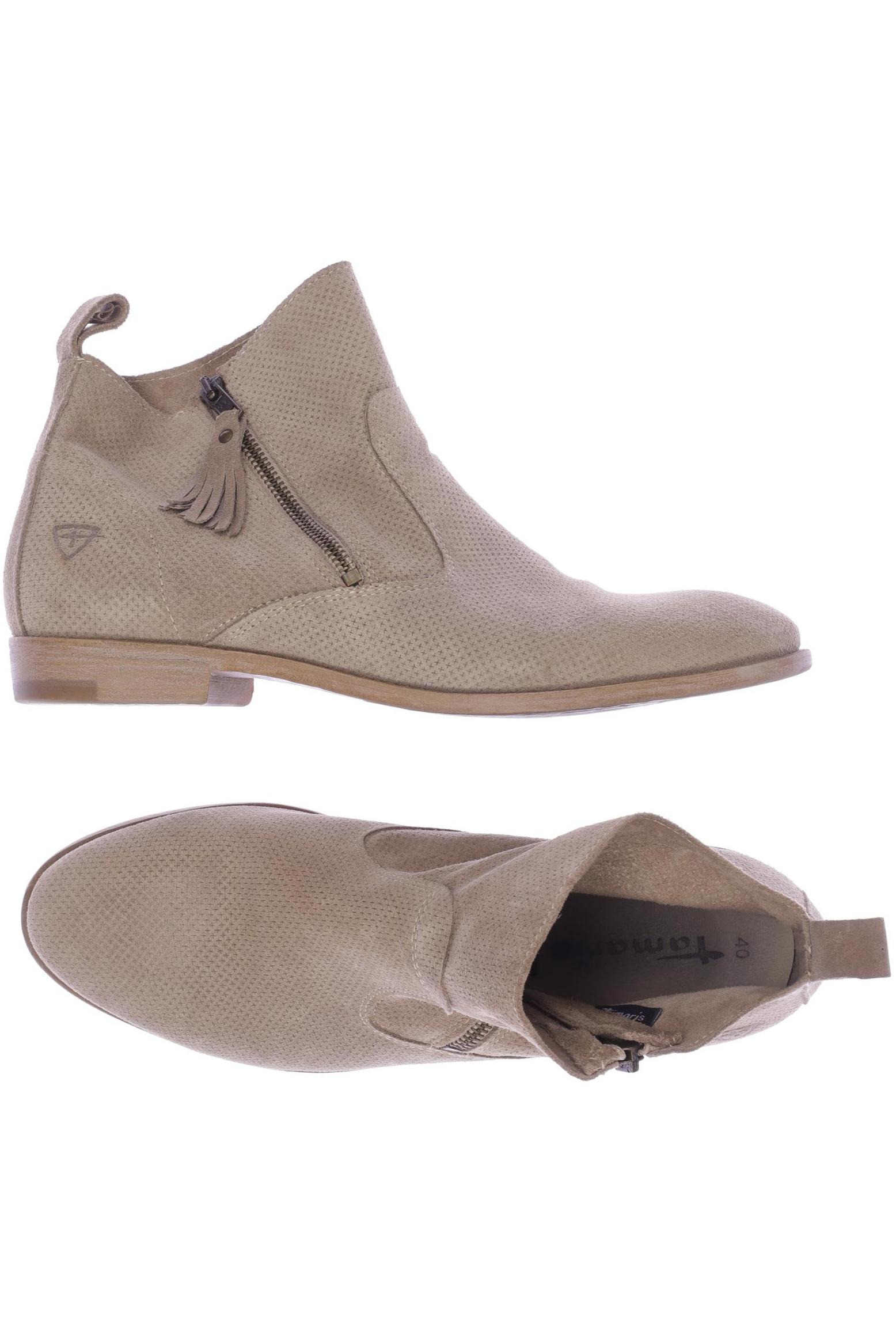 

Tamaris Damen Stiefelette, beige, Gr. 40